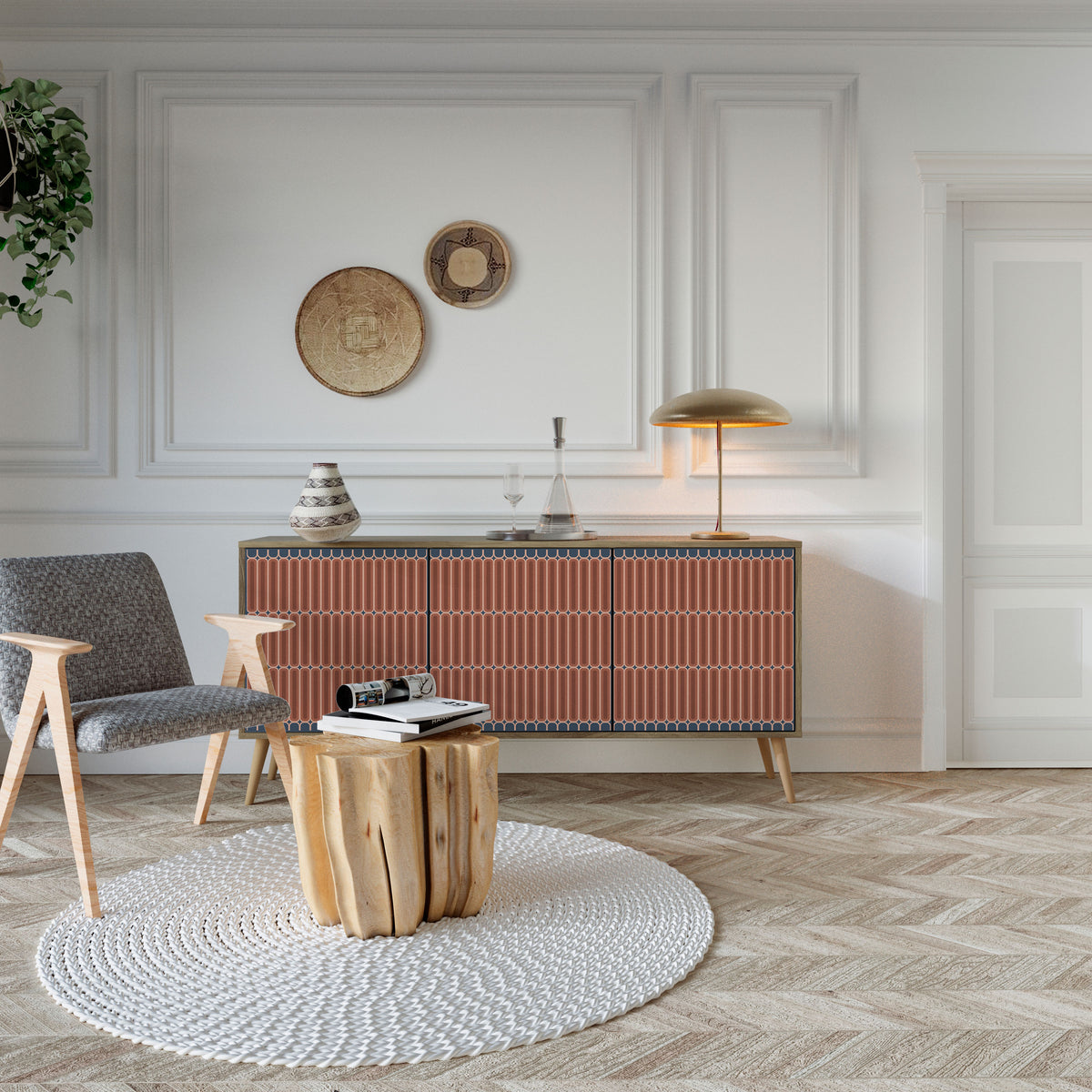 HYPNOTIC GATE 3-Door Sideboard