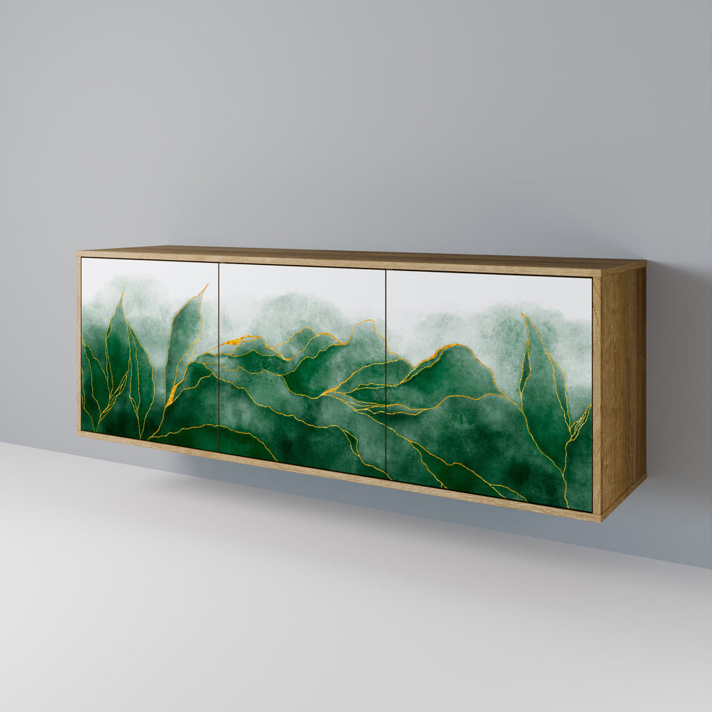 Buffet 3 portes effet chêne de la collection EXPENSIVE NATURE