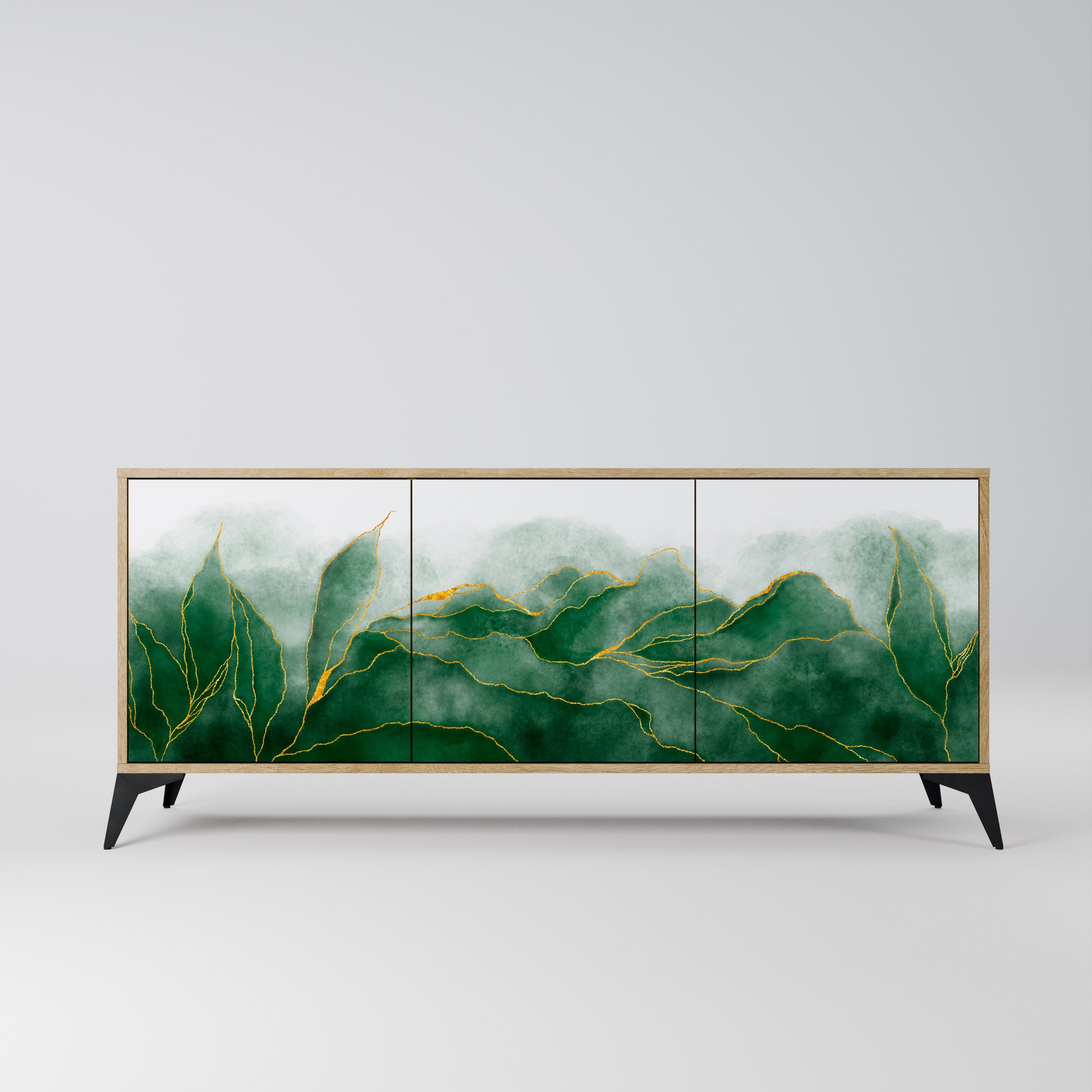 Buffet 3 portes effet chêne de la collection EXPENSIVE NATURE