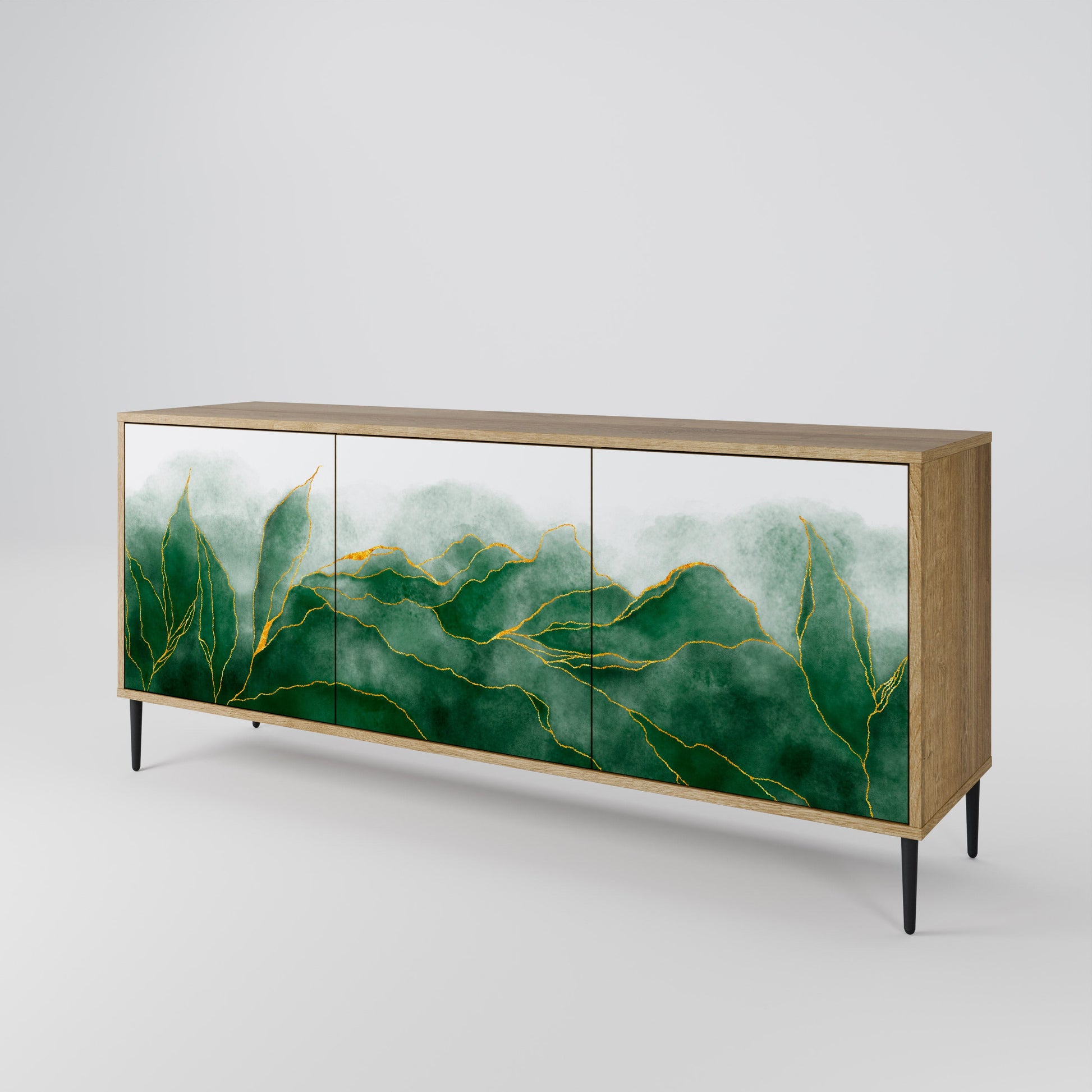 Buffet 3 portes effet chêne de la collection EXPENSIVE NATURE