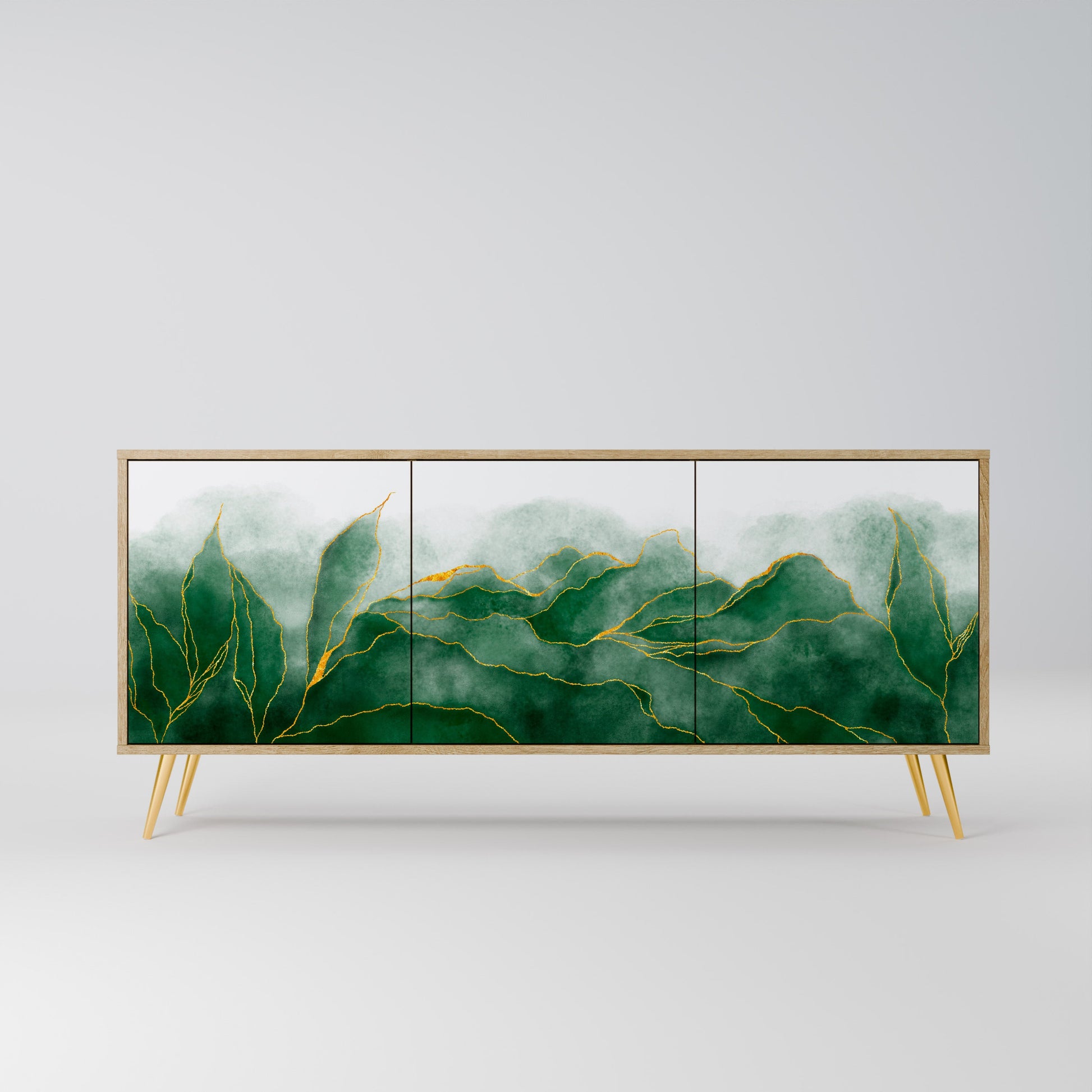 Buffet 3 portes effet chêne de la collection EXPENSIVE NATURE