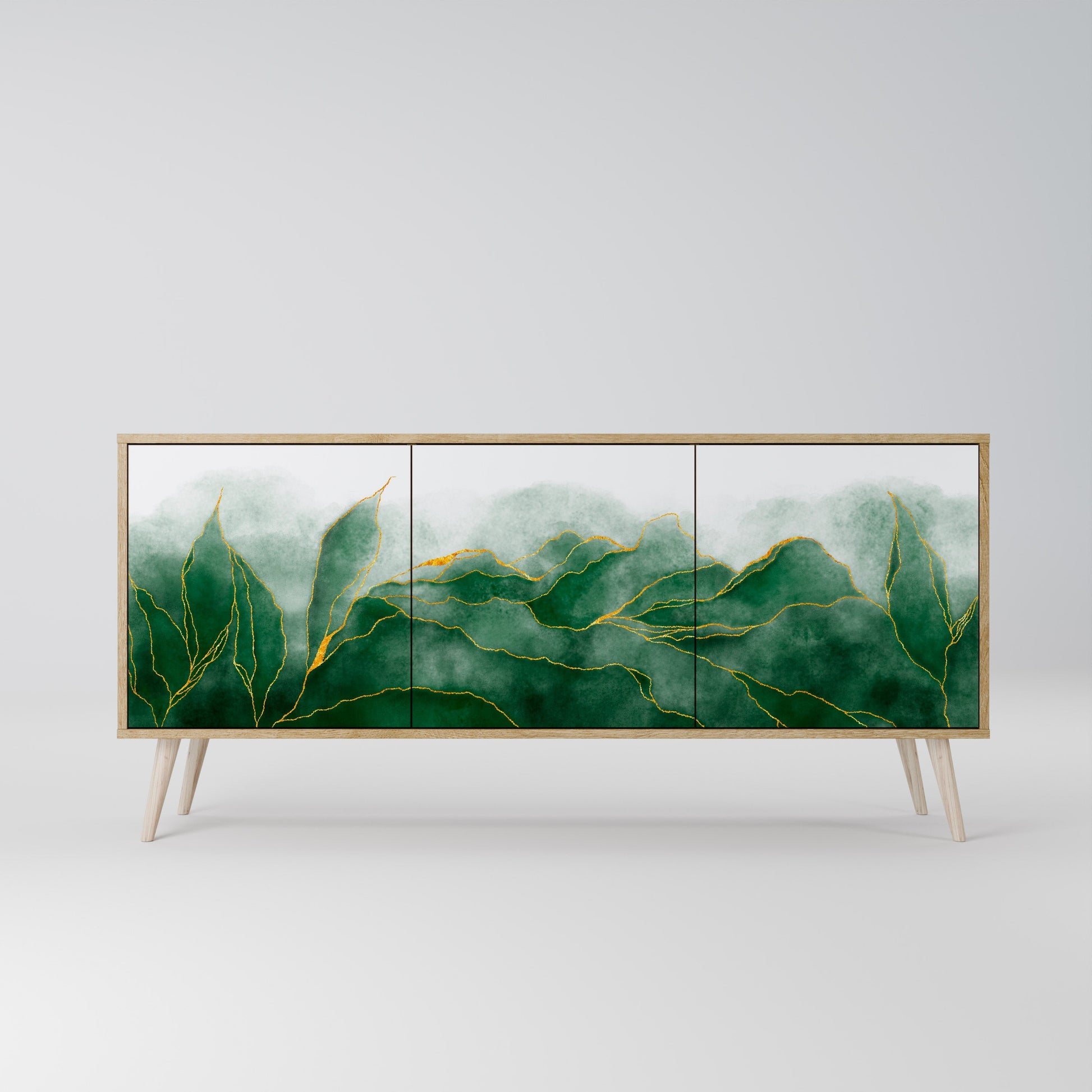 Buffet 3 portes effet chêne de la collection EXPENSIVE NATURE