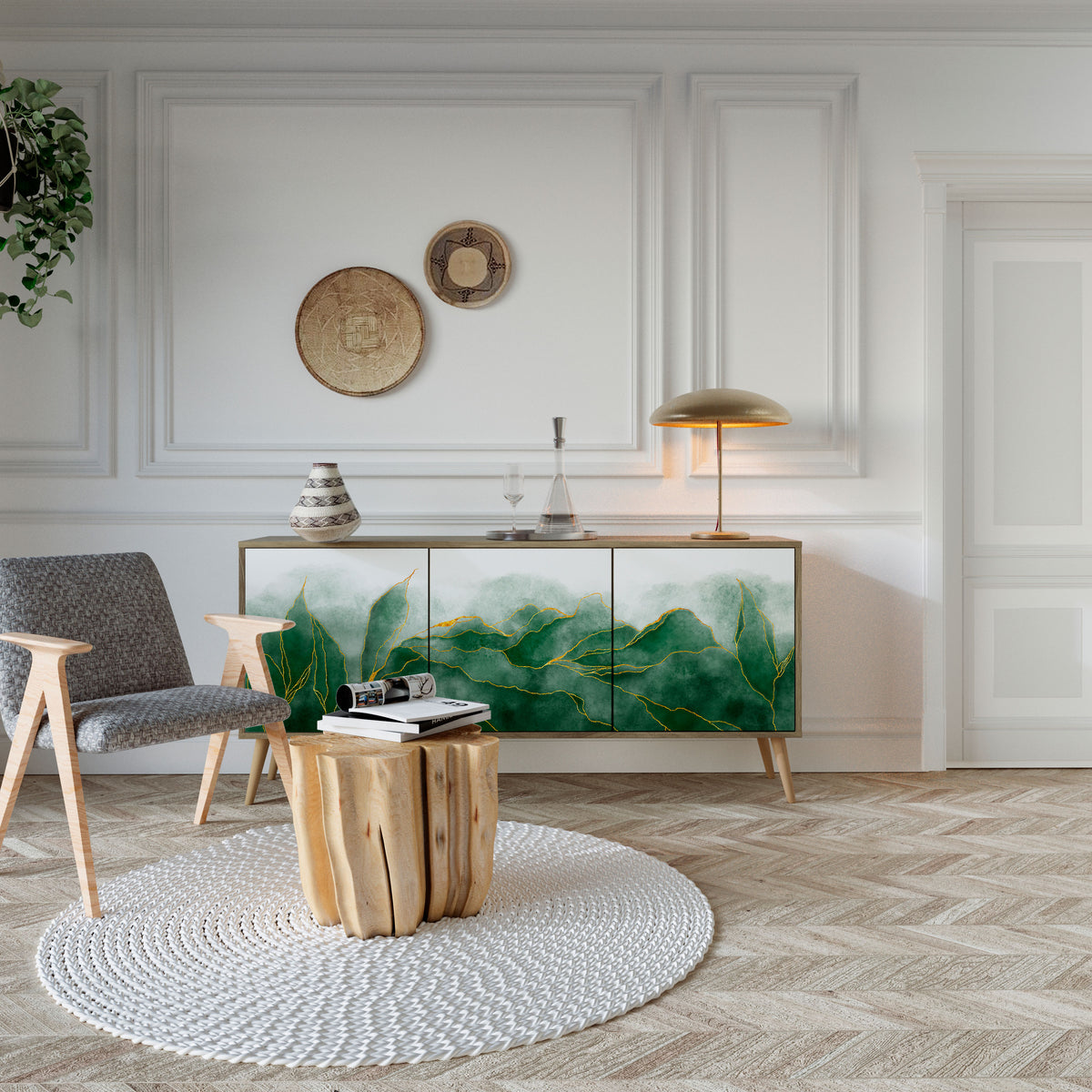 EXPENSIVE NATURE 3-Door Sideboard
