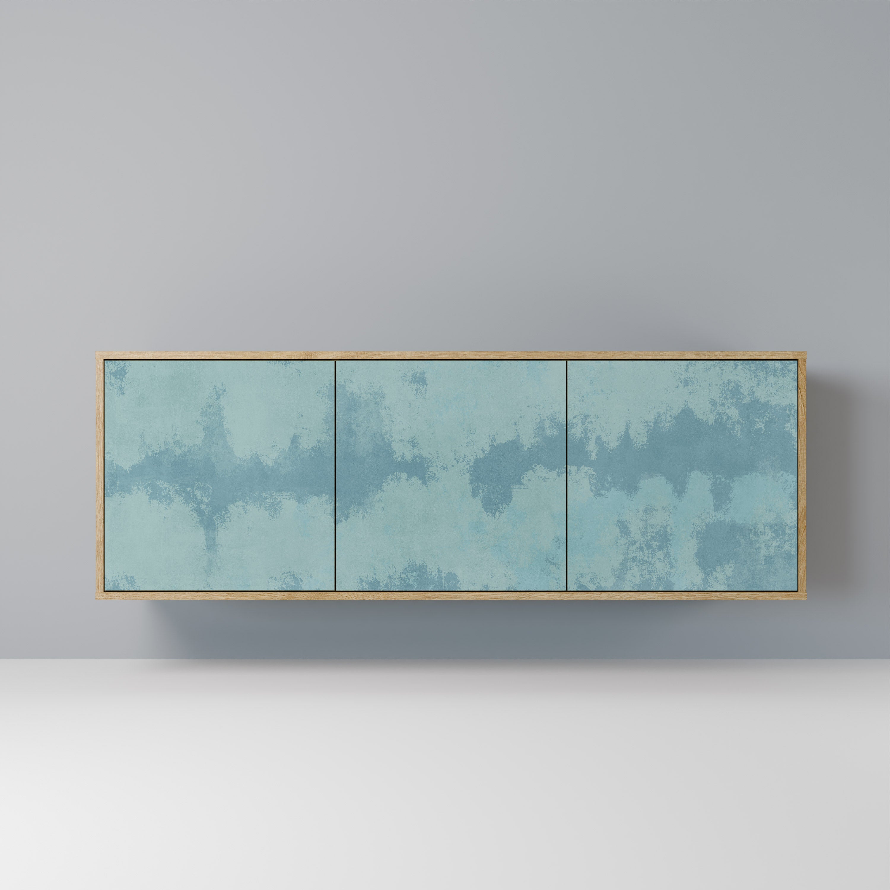 Buffet 3 portes SKY WASH effet chêne