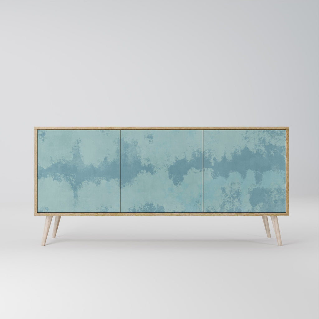 Buffet 3 portes SKY WASH effet chêne