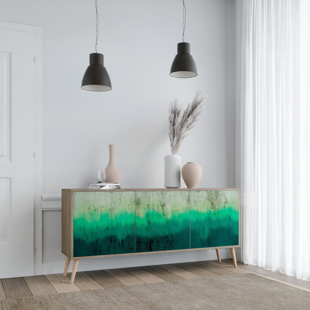 Buffet 3 portes NORTHERN LIGHTS effet chêne