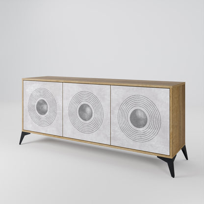 SOLID CIRCLES 3-Door Sideboard