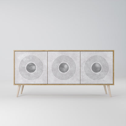 SOLID CIRCLES 3-Door Sideboard