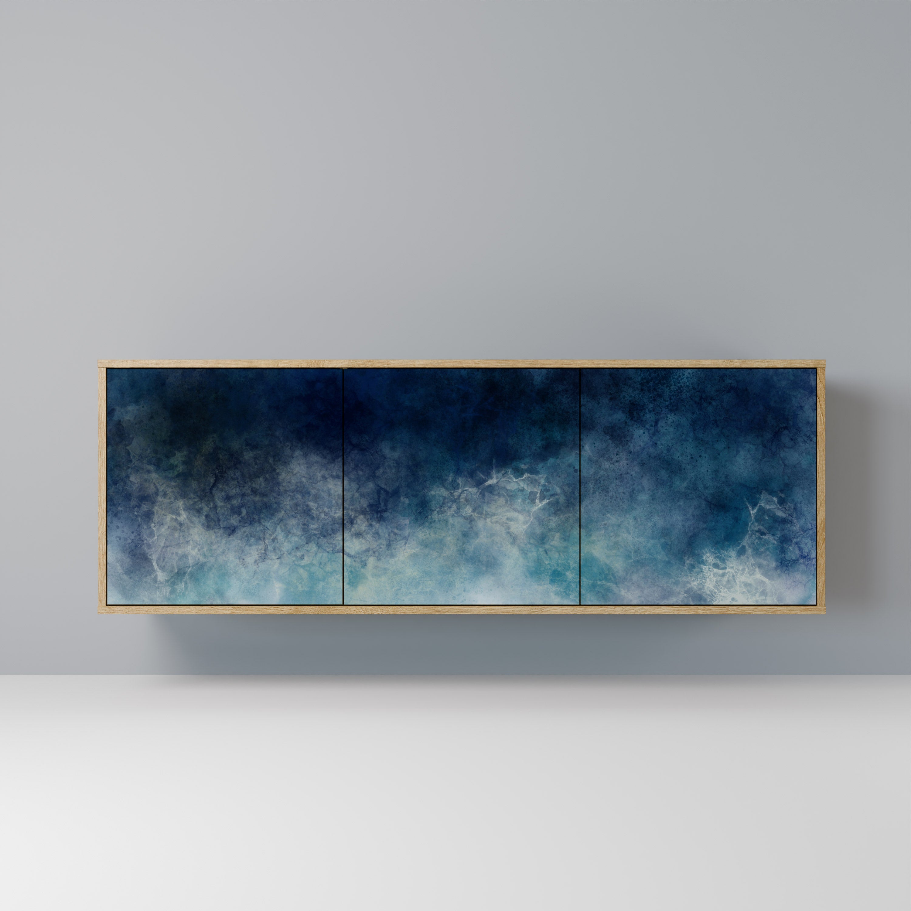 Buffet 3 portes effet chêne CELESTIAL FALL