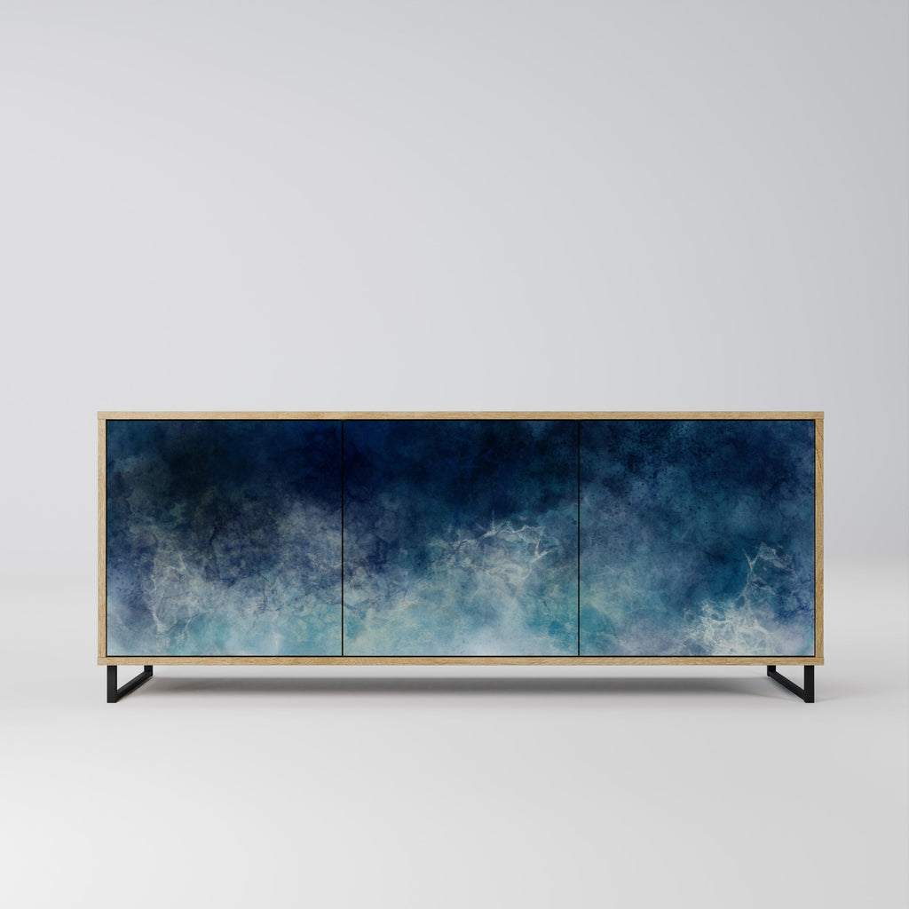 Buffet 3 portes effet chêne CELESTIAL FALL