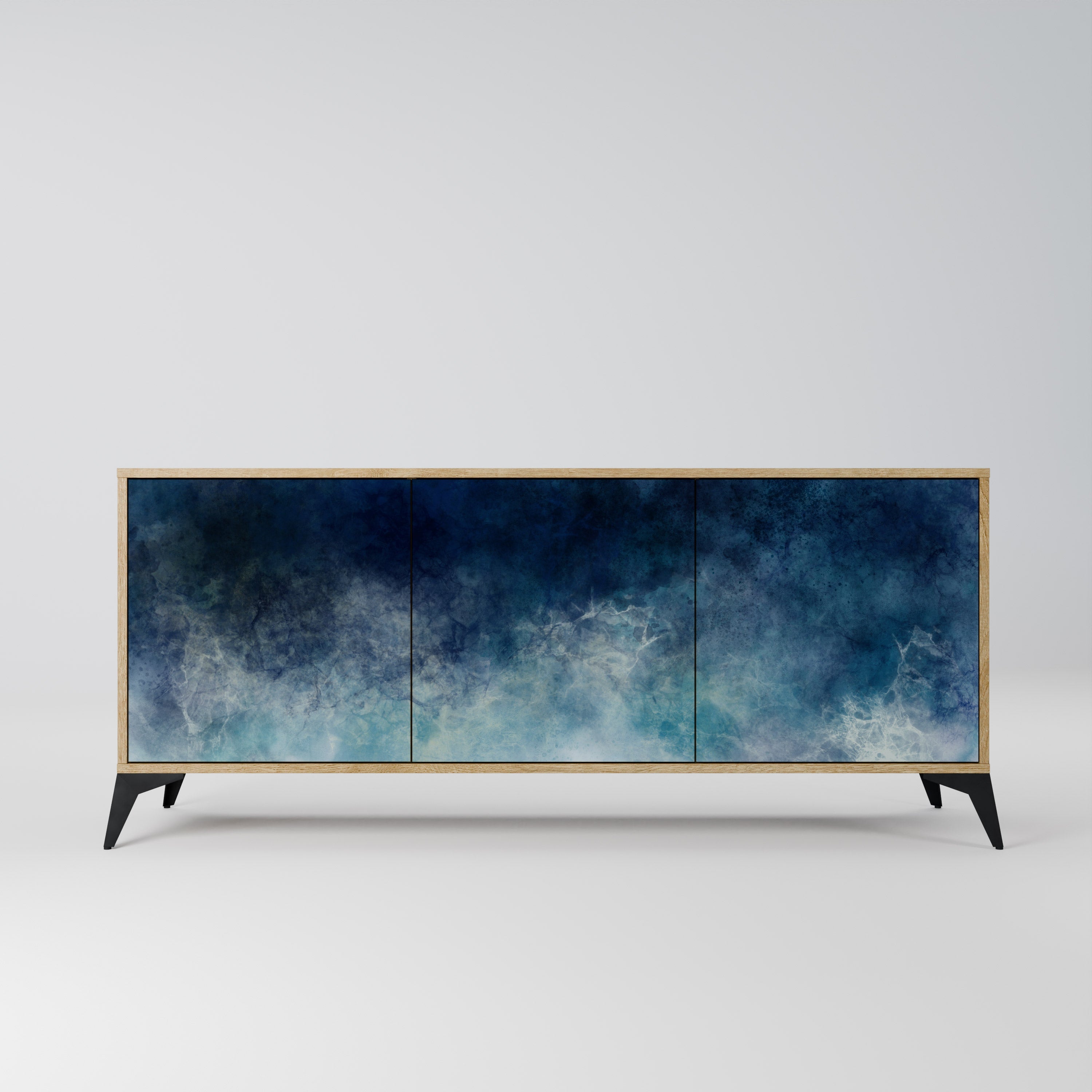 Buffet 3 portes effet chêne CELESTIAL FALL