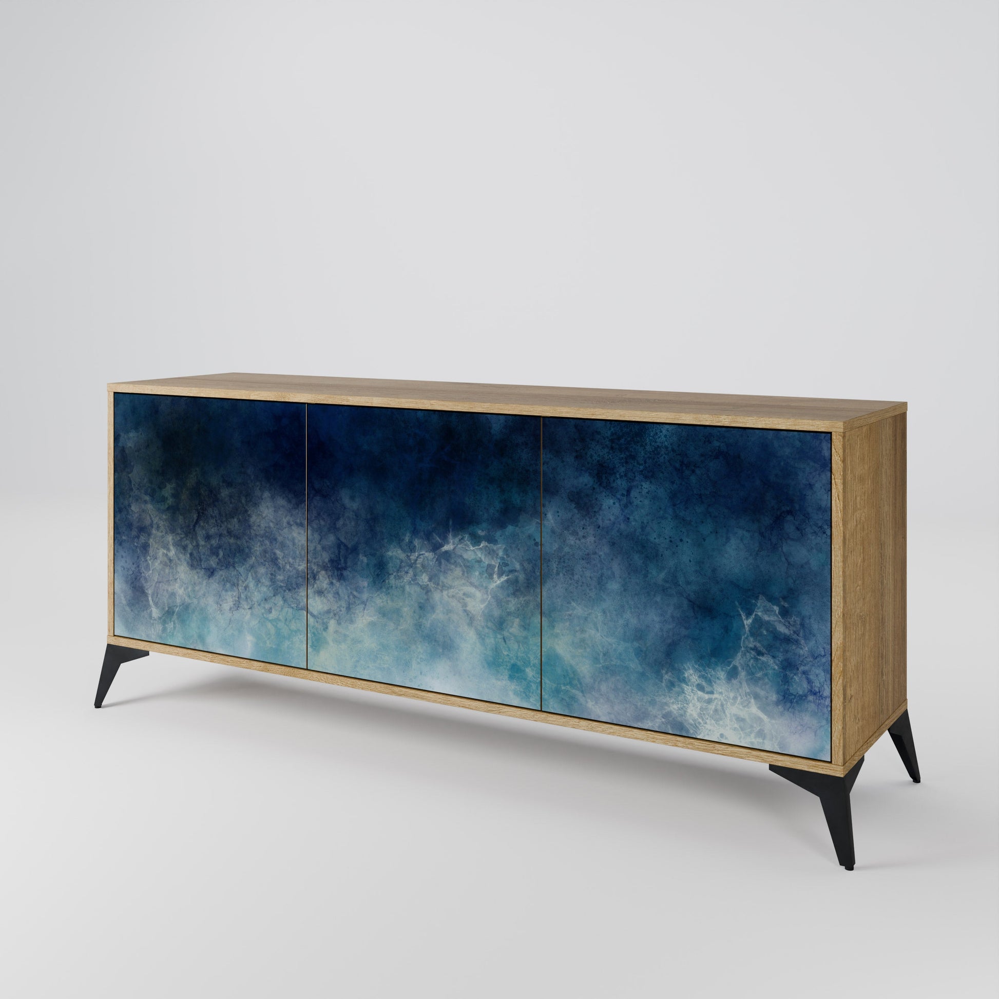 Buffet 3 portes effet chêne CELESTIAL FALL