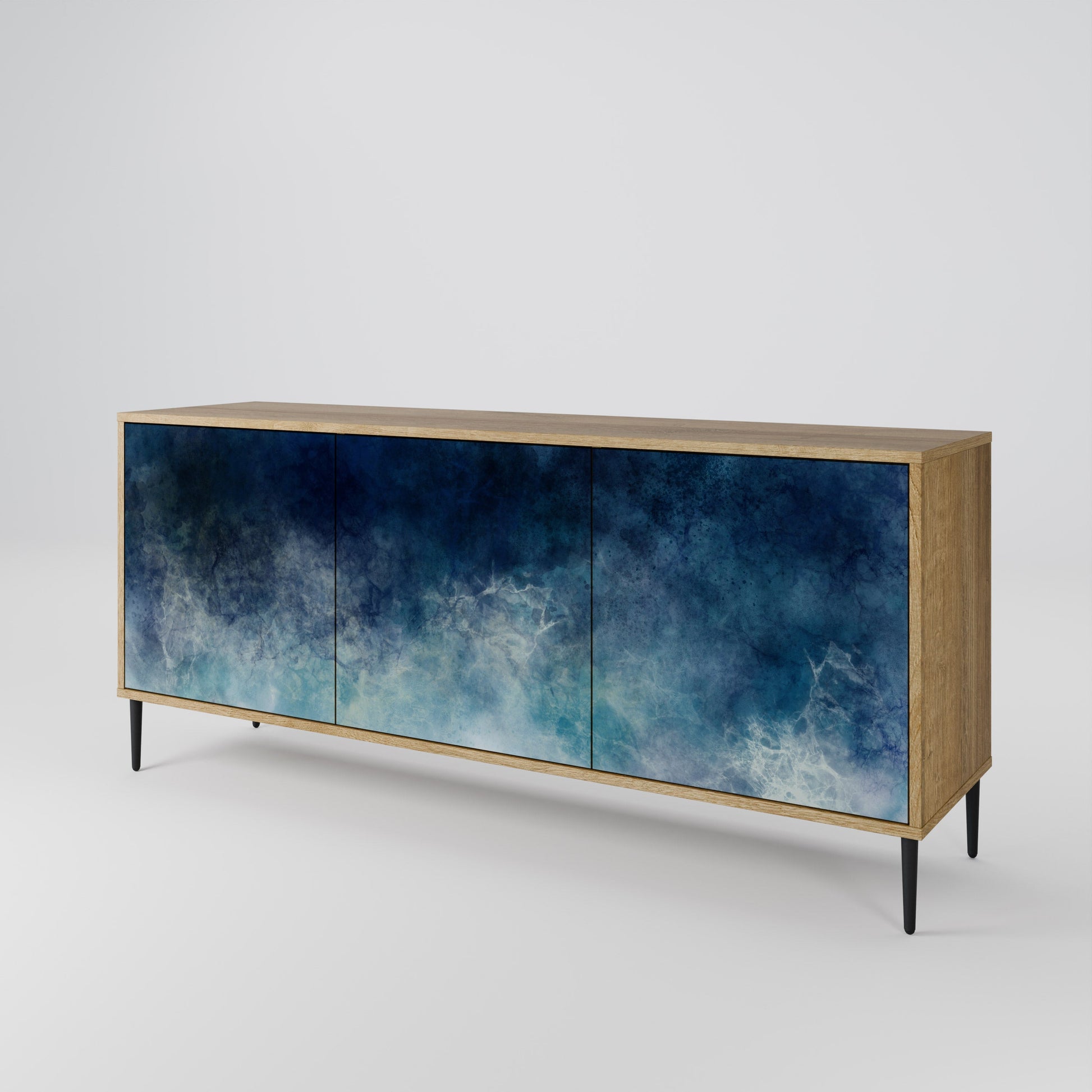 Buffet 3 portes effet chêne CELESTIAL FALL