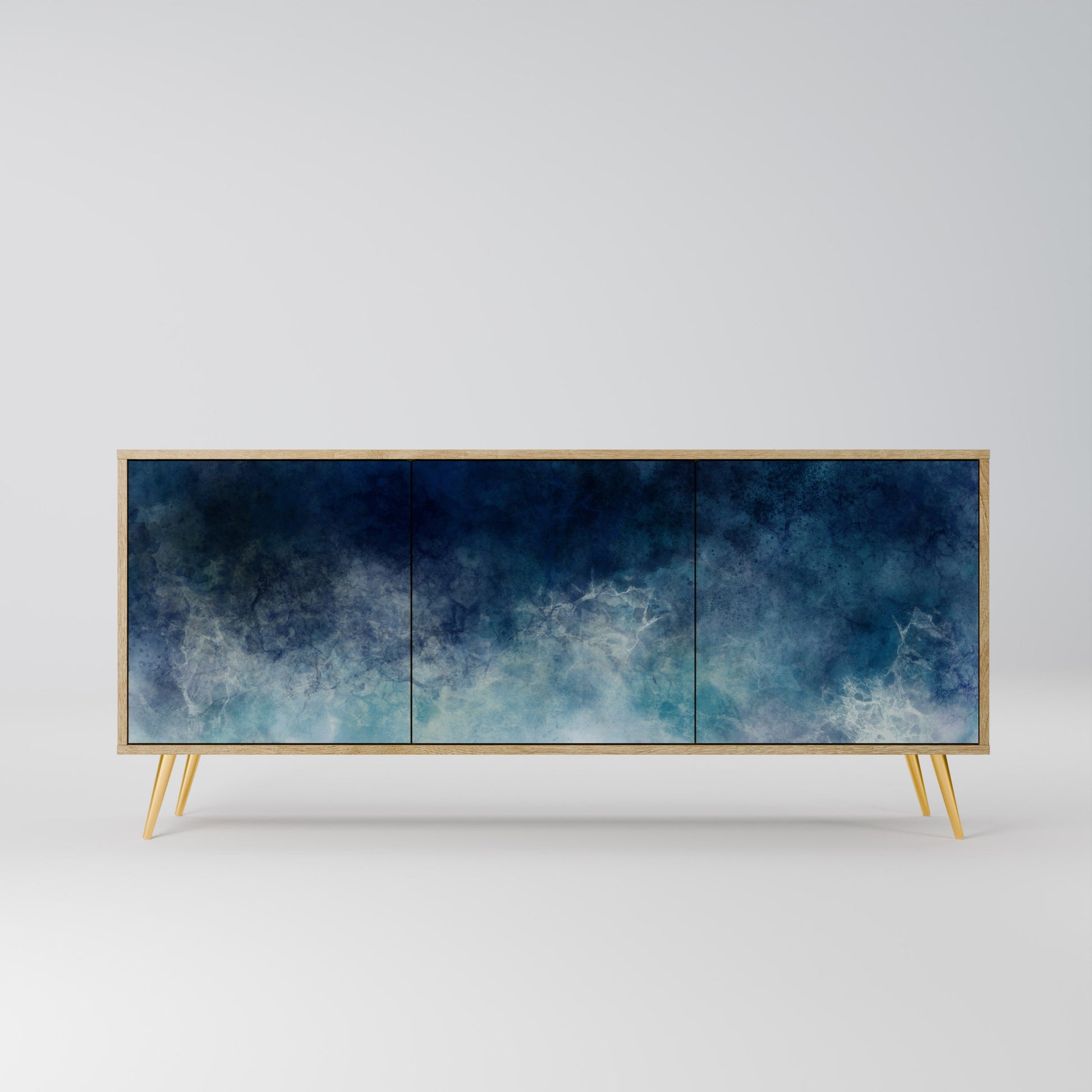 Buffet 3 portes effet chêne CELESTIAL FALL