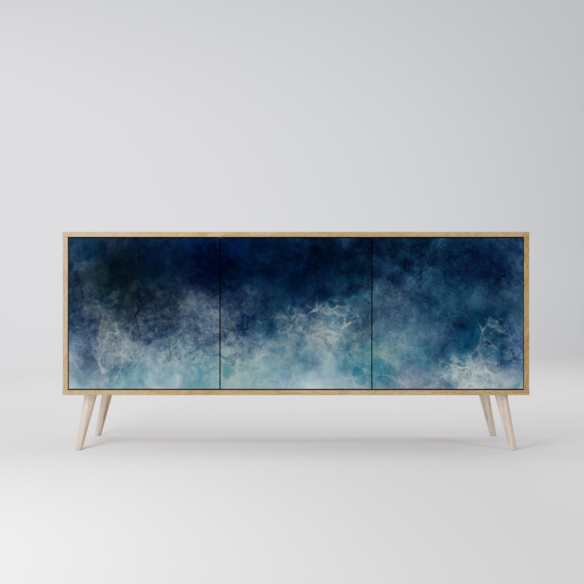 Buffet 3 portes effet chêne CELESTIAL FALL