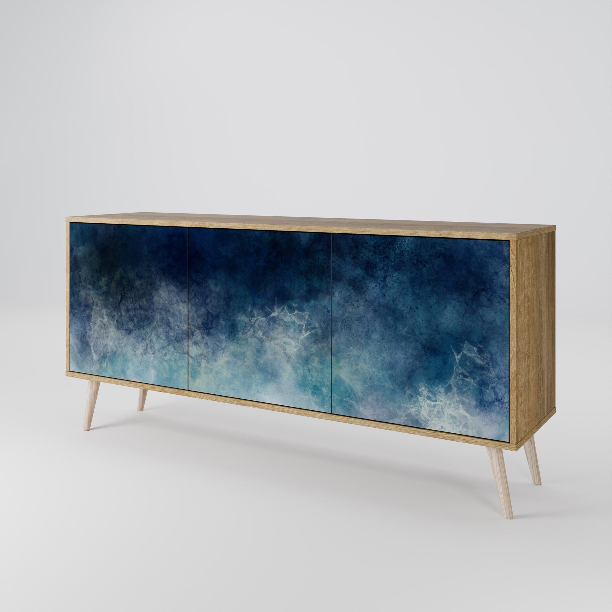 Buffet 3 portes effet chêne CELESTIAL FALL