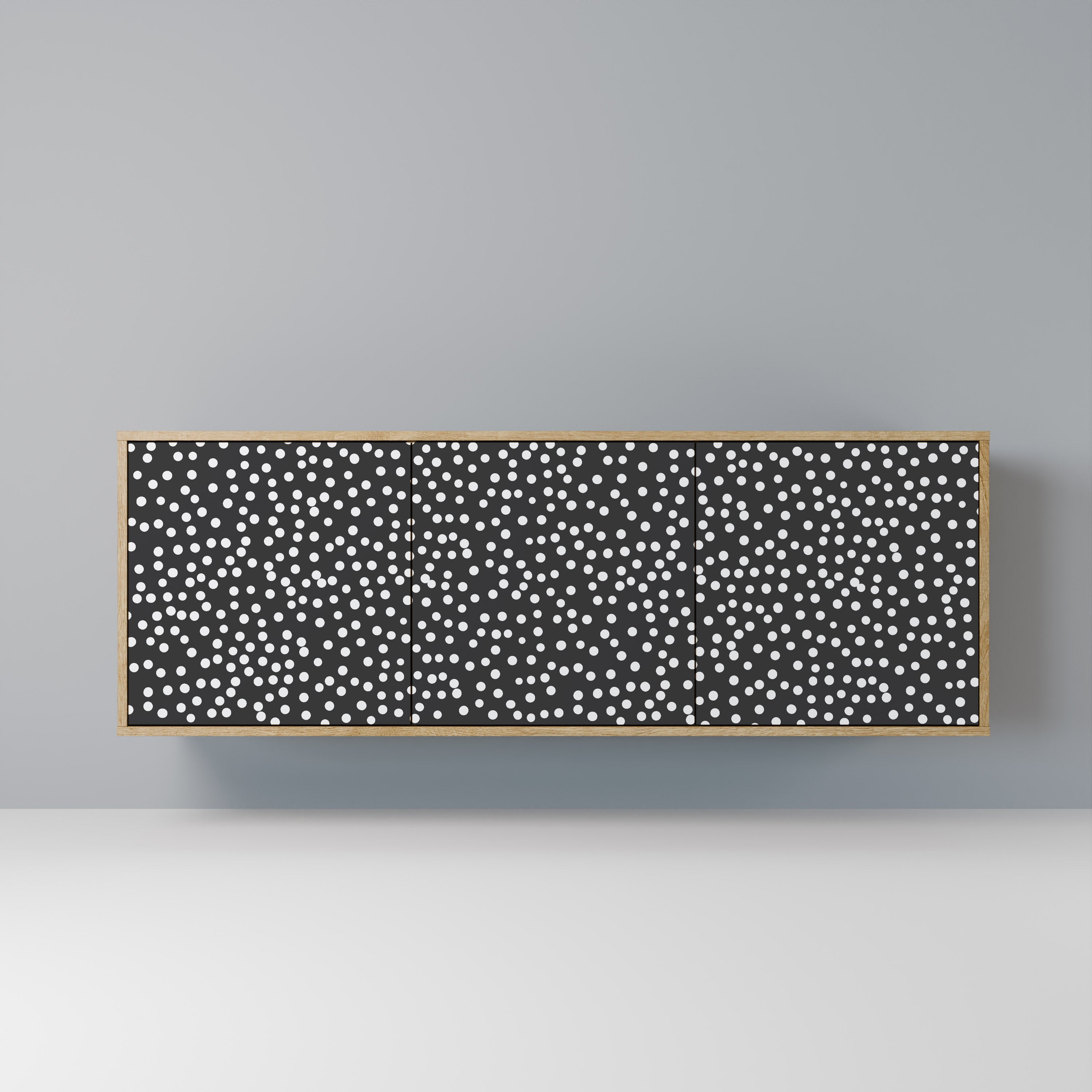 Buffet 3 portes BLINDING LIGHTS effet chêne