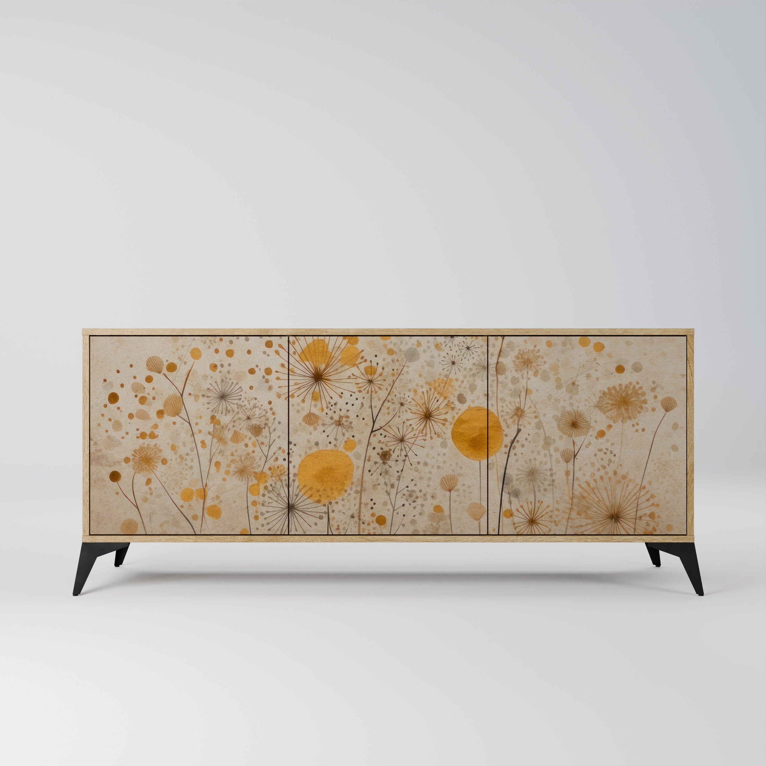 Buffet 3 portes MORNING GLADE effet chêne