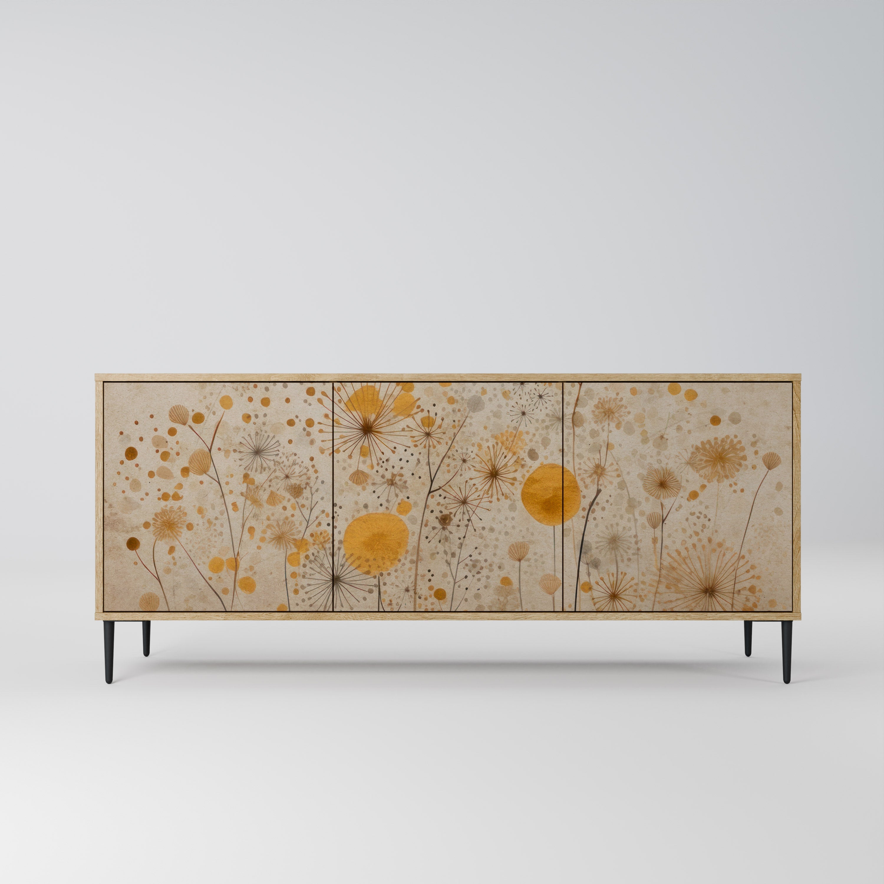 Buffet 3 portes MORNING GLADE effet chêne