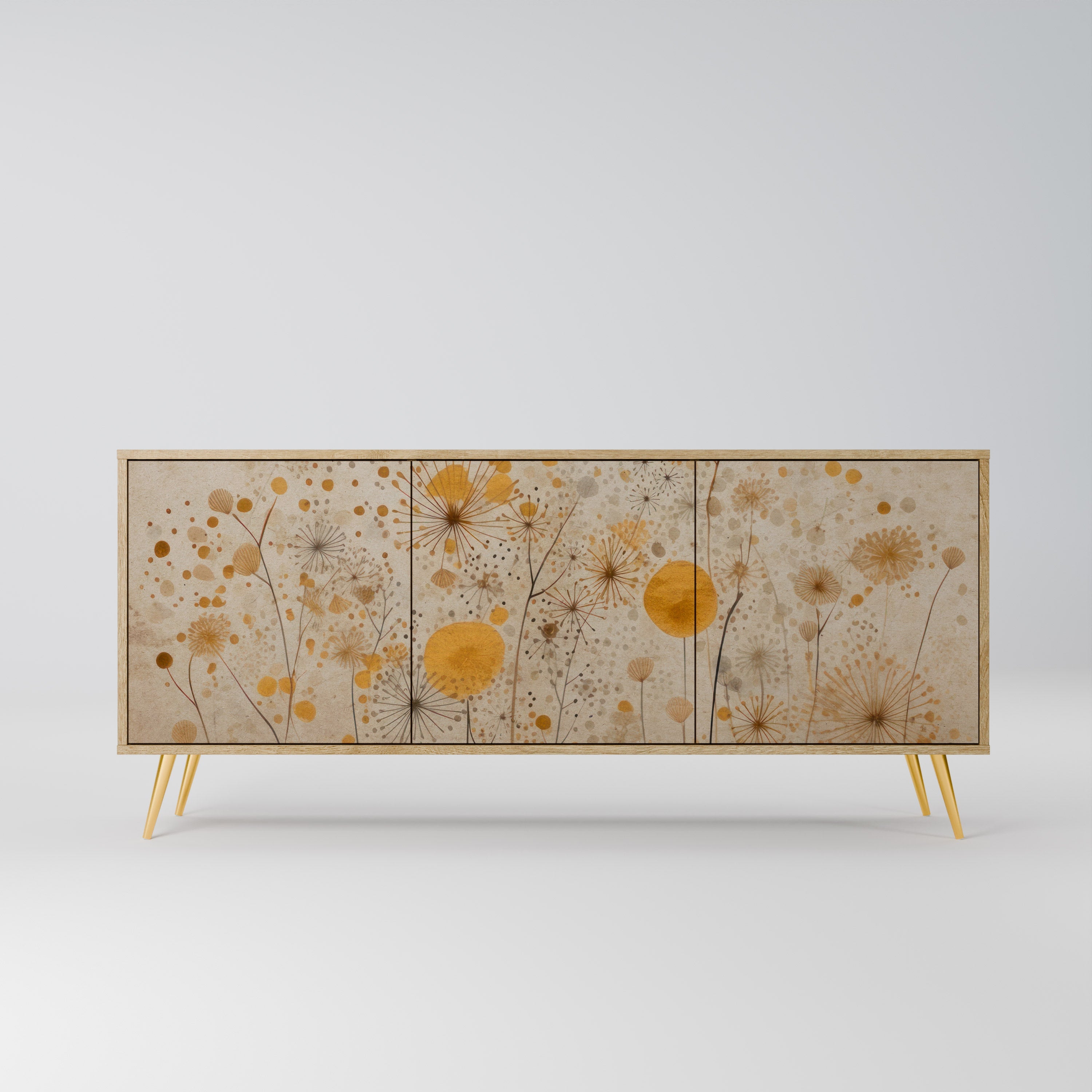 Buffet 3 portes MORNING GLADE effet chêne