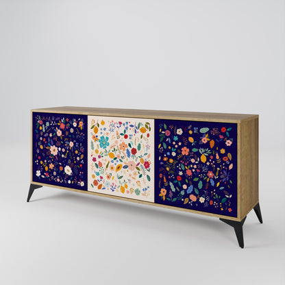 FLORAL COMBINATION 3-Door Sideboard