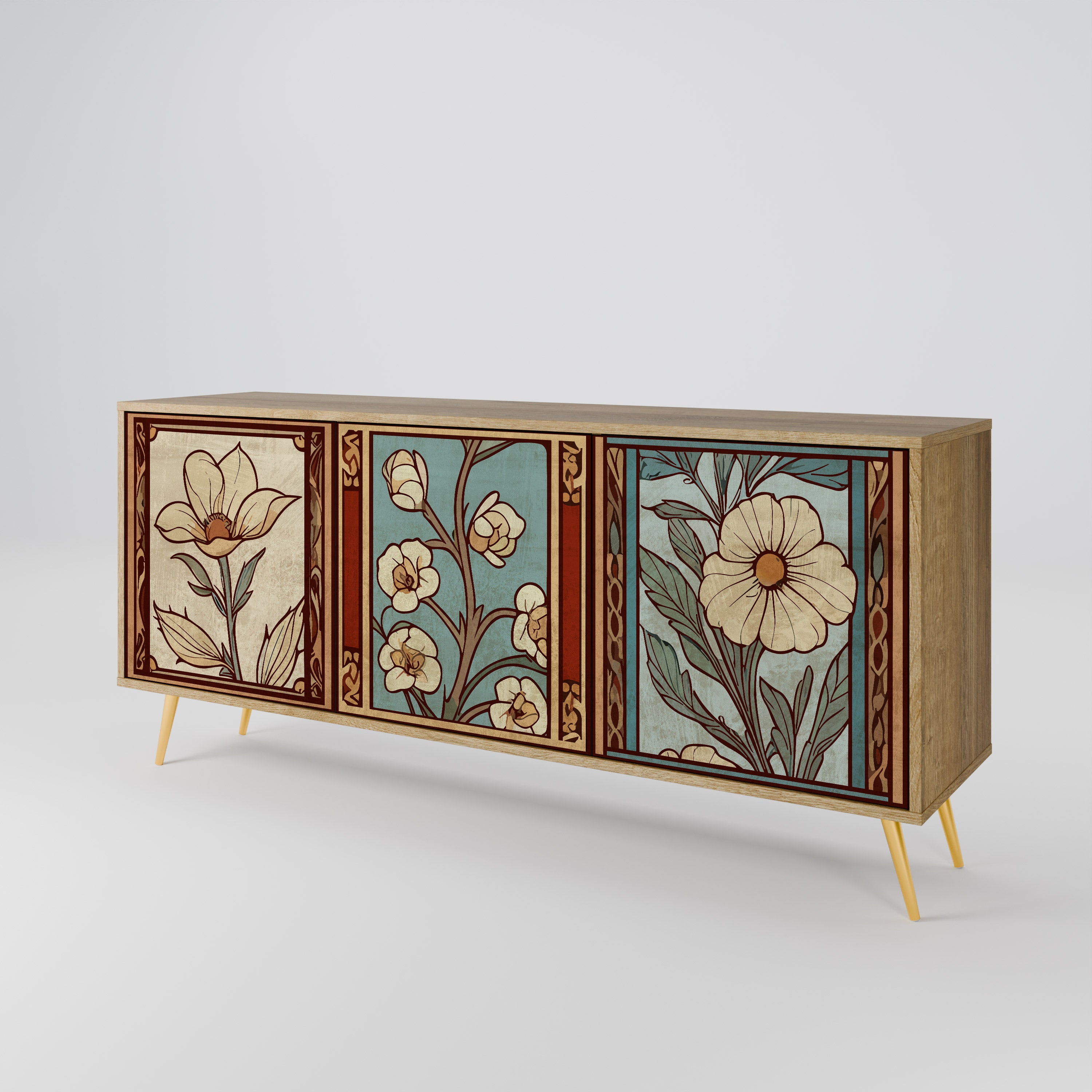 TIMELESS FLORA 3-Door Sideboard
