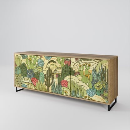 SUCCULENTS KALEIDOSCOPE 3-Door Sideboard