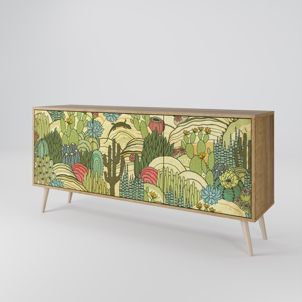 SUCCULENTS KALEIDOSCOPE 3-Door Sideboard