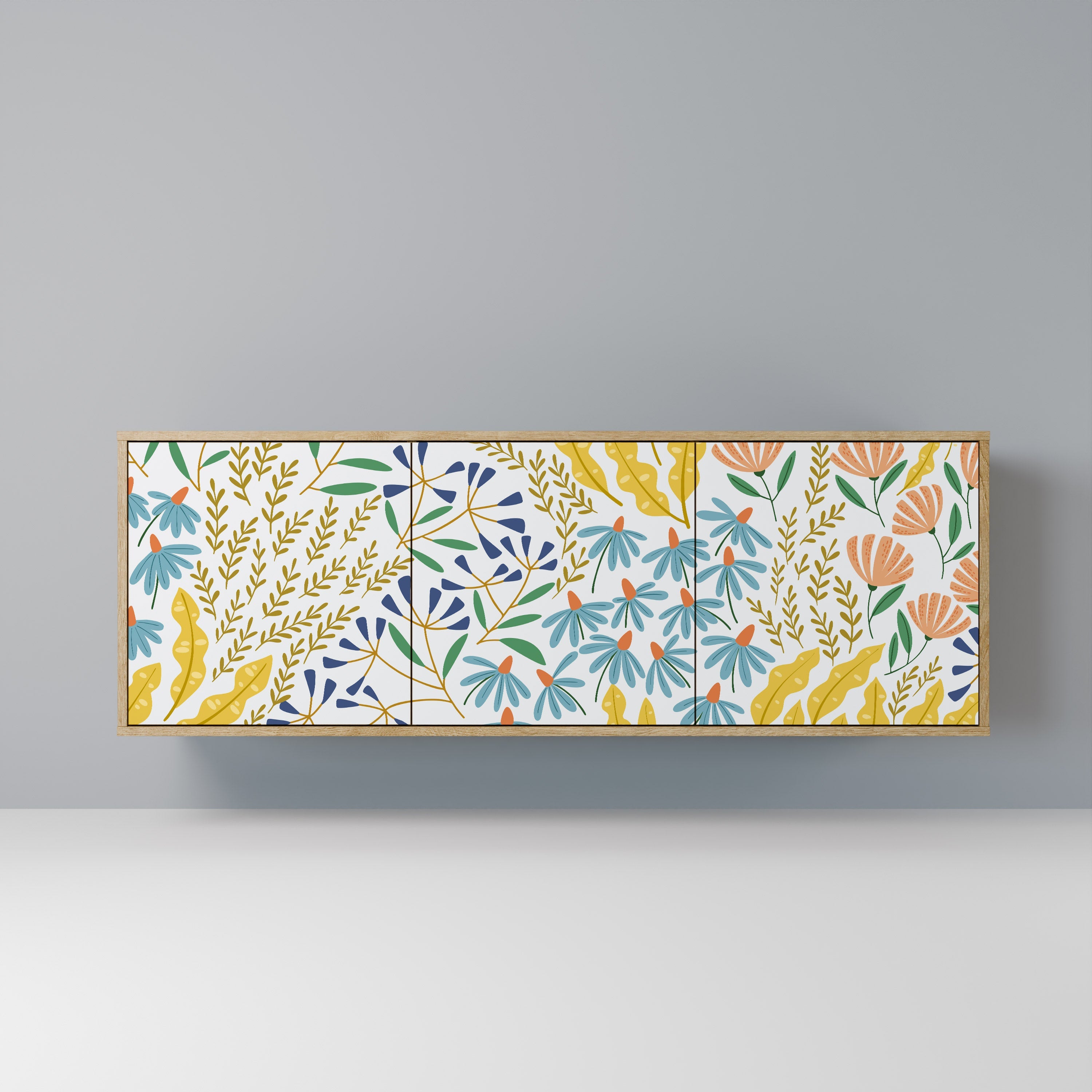 Buffet 3 portes HELLO SPRING effet chêne