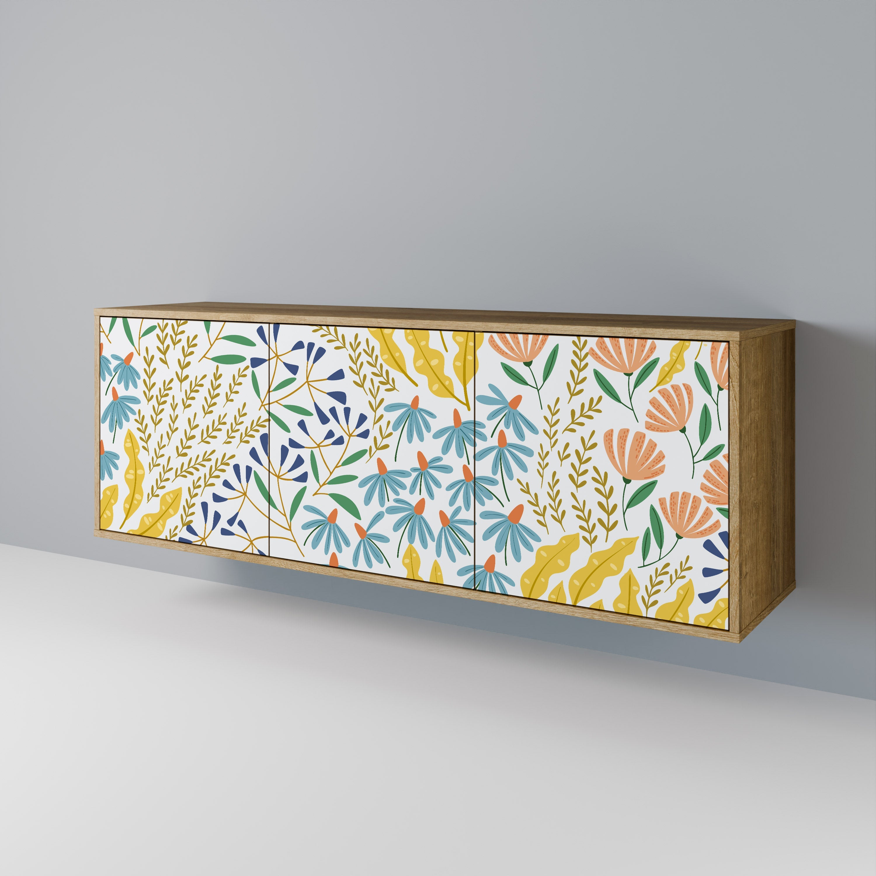 Buffet 3 portes HELLO SPRING effet chêne