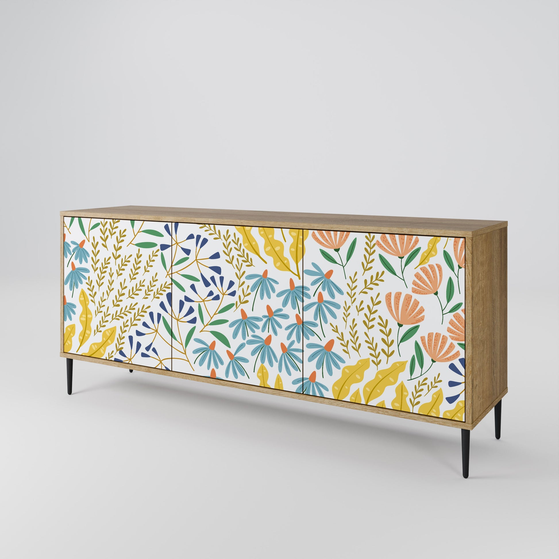 Buffet 3 portes HELLO SPRING effet chêne