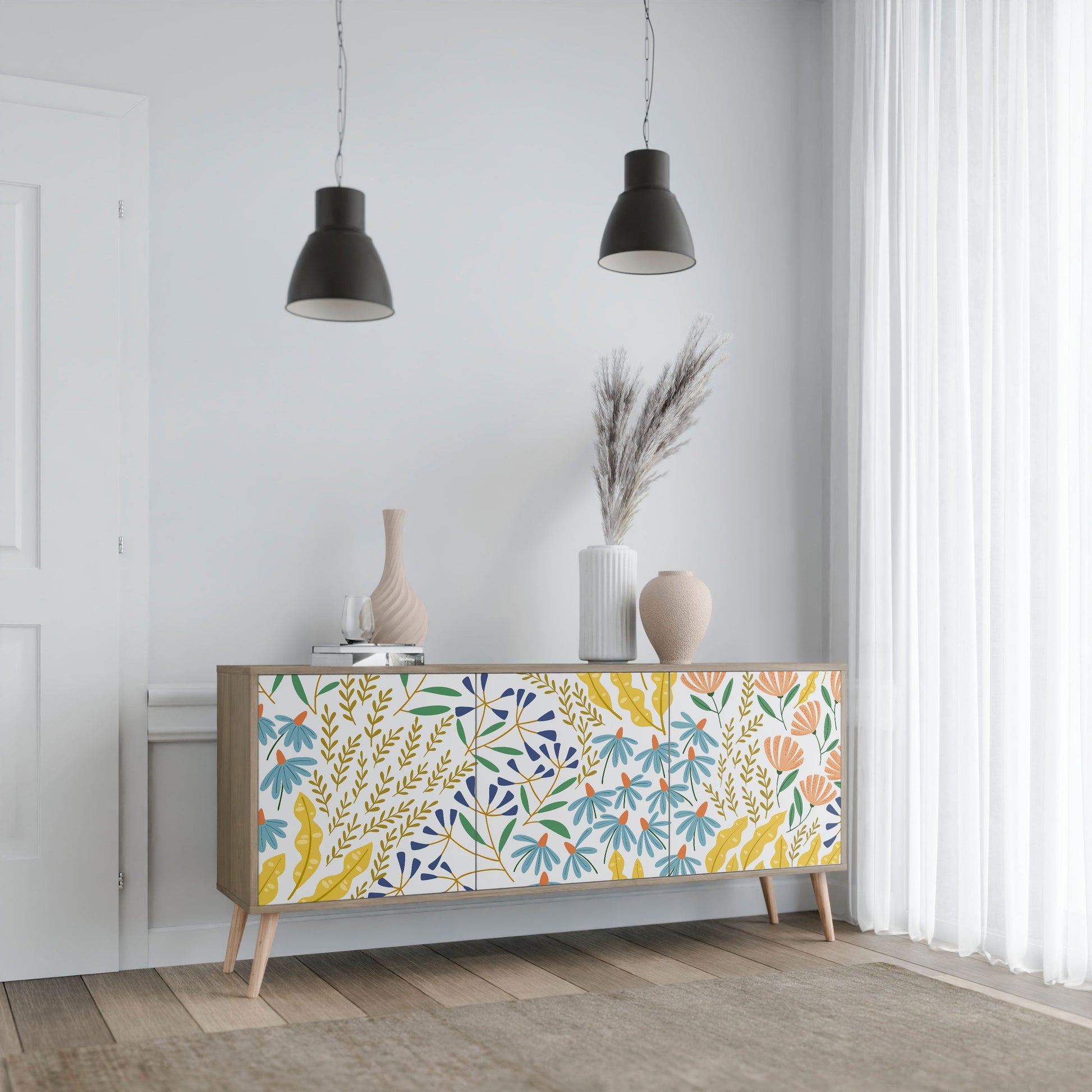 Buffet 3 portes HELLO SPRING effet chêne