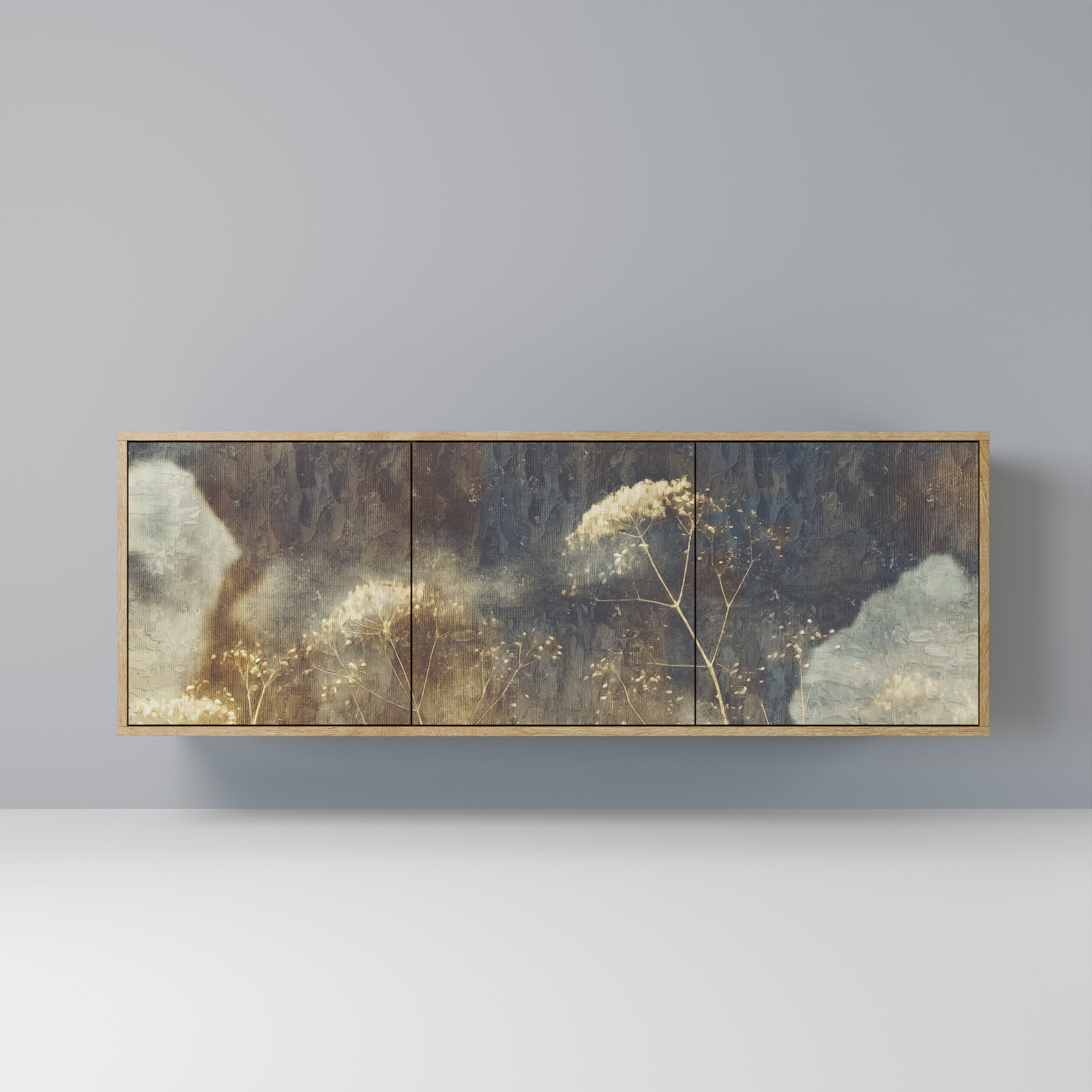 Buffet 3 portes GENTLE POWER effet chêne