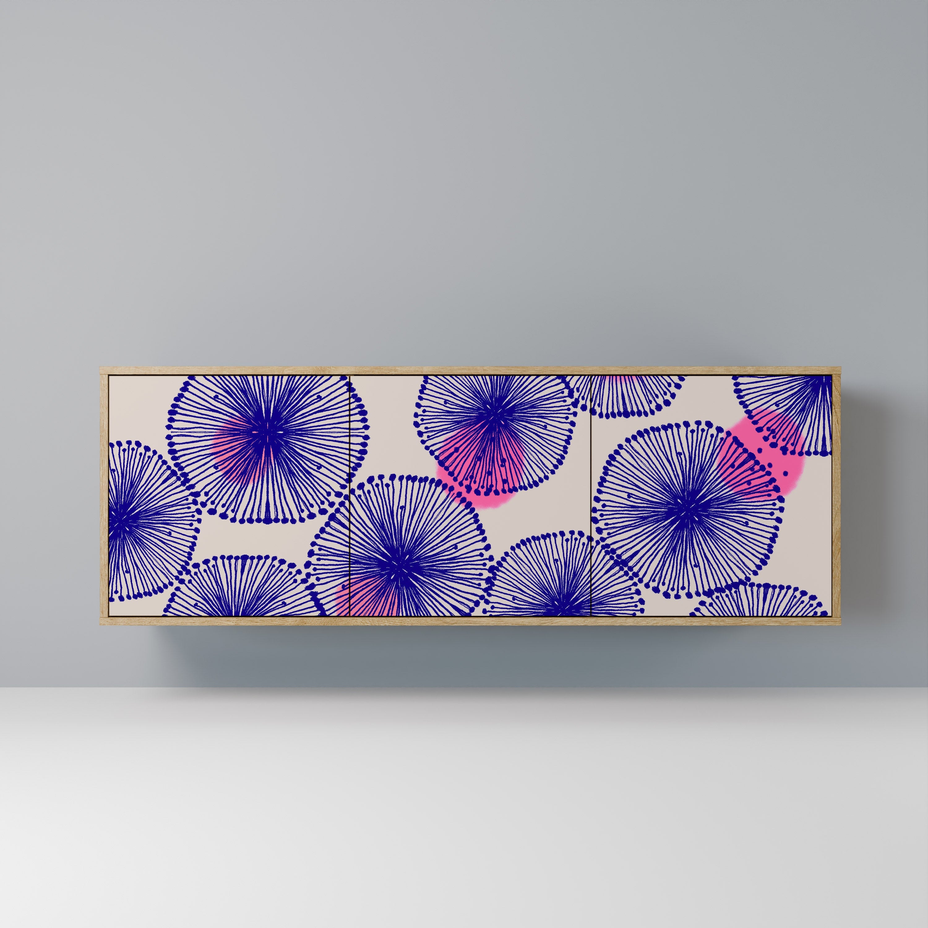 Buffet 3 portes MAGIC NATURE effet chêne