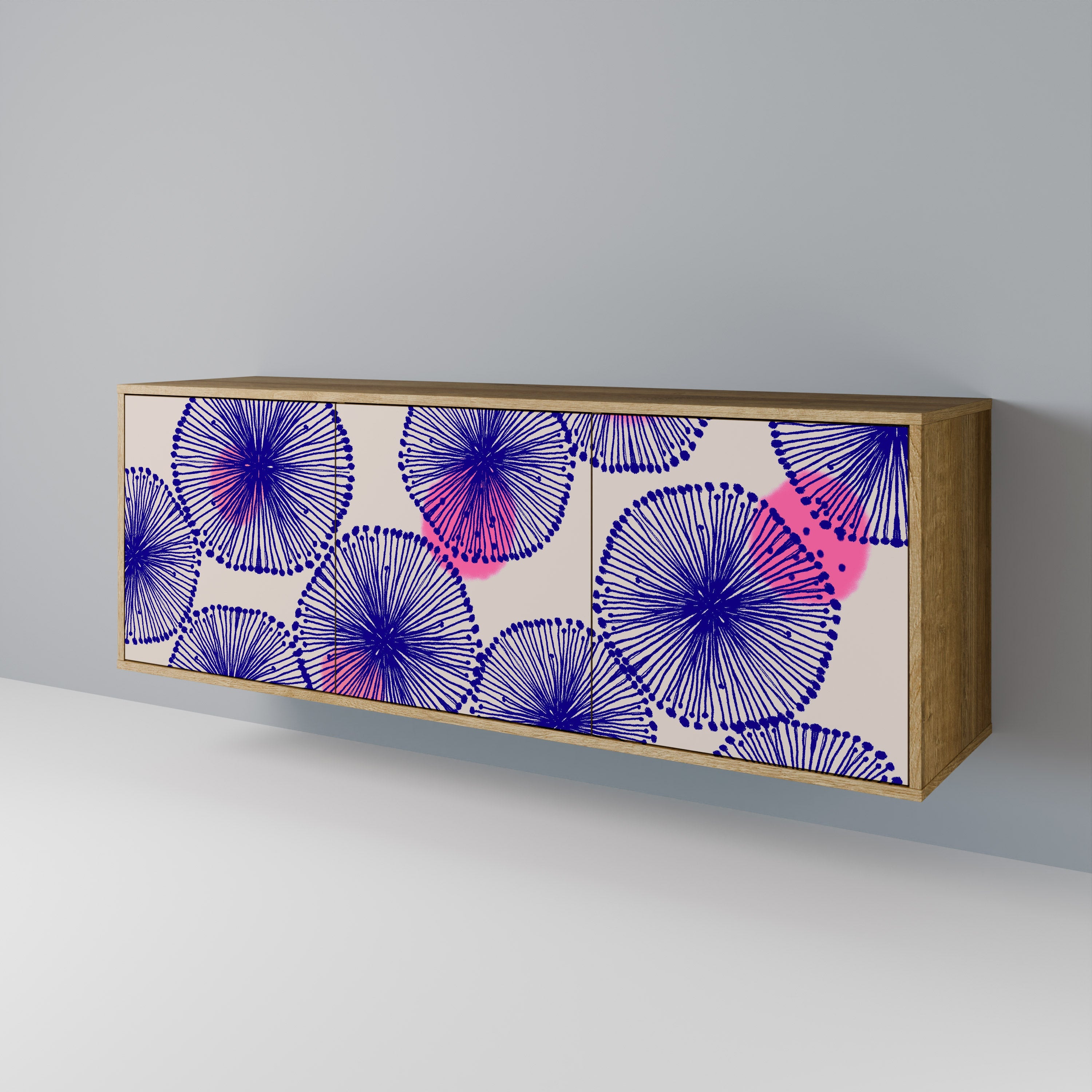 Buffet 3 portes MAGIC NATURE effet chêne