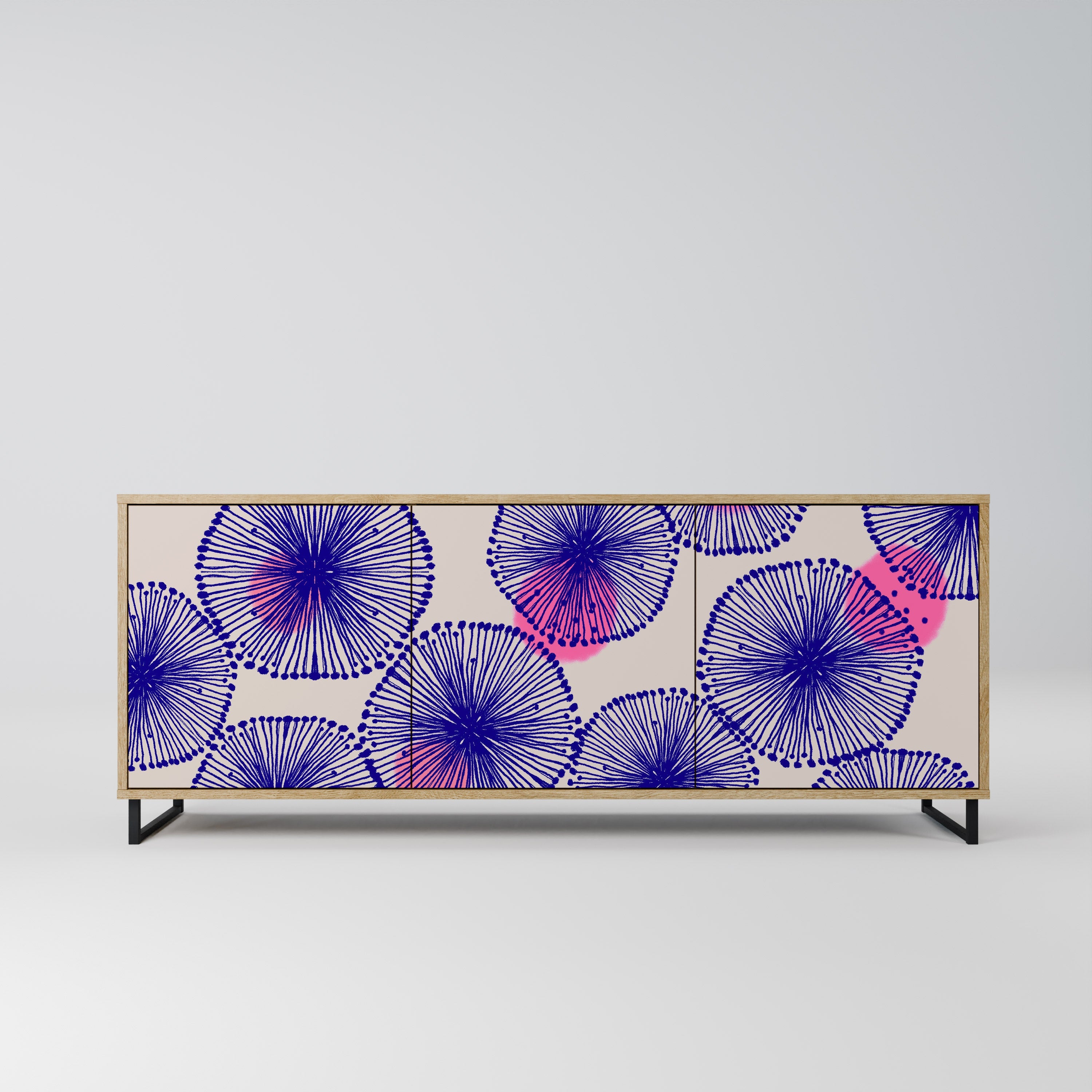 Buffet 3 portes MAGIC NATURE effet chêne