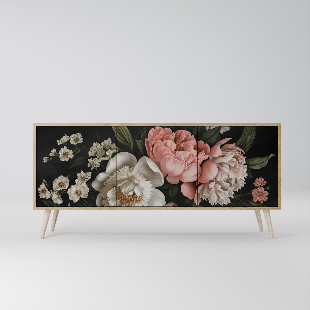 Buffet 3 portes LUSH ELEGANCE effet chêne
