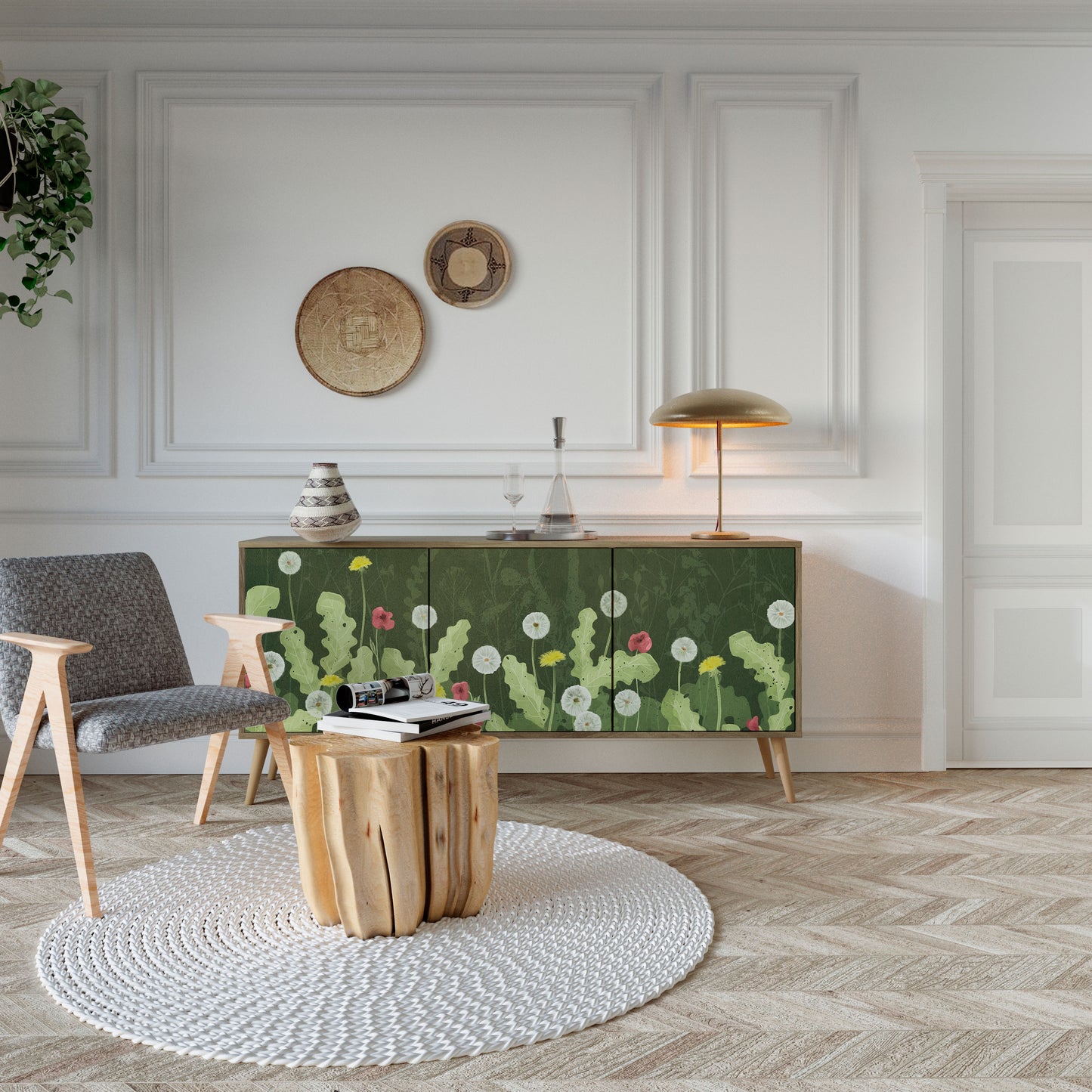 DANDELION AMUSE 3-Door Sideboard