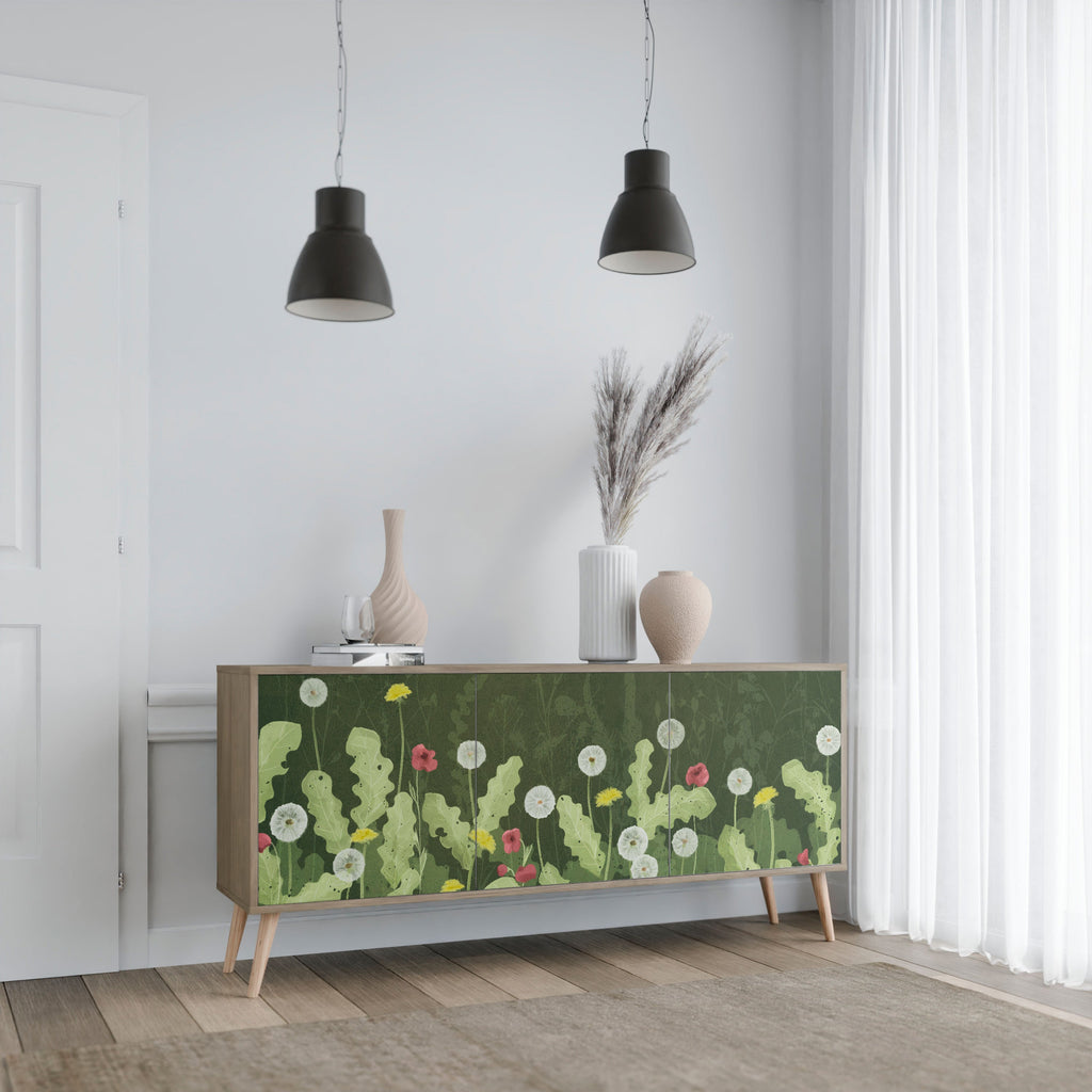 Buffet 3 portes DANDELION AMUSE effet chêne