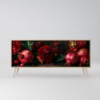 DAHLIAS AND POMEGRANATES 3-Door Sideboard