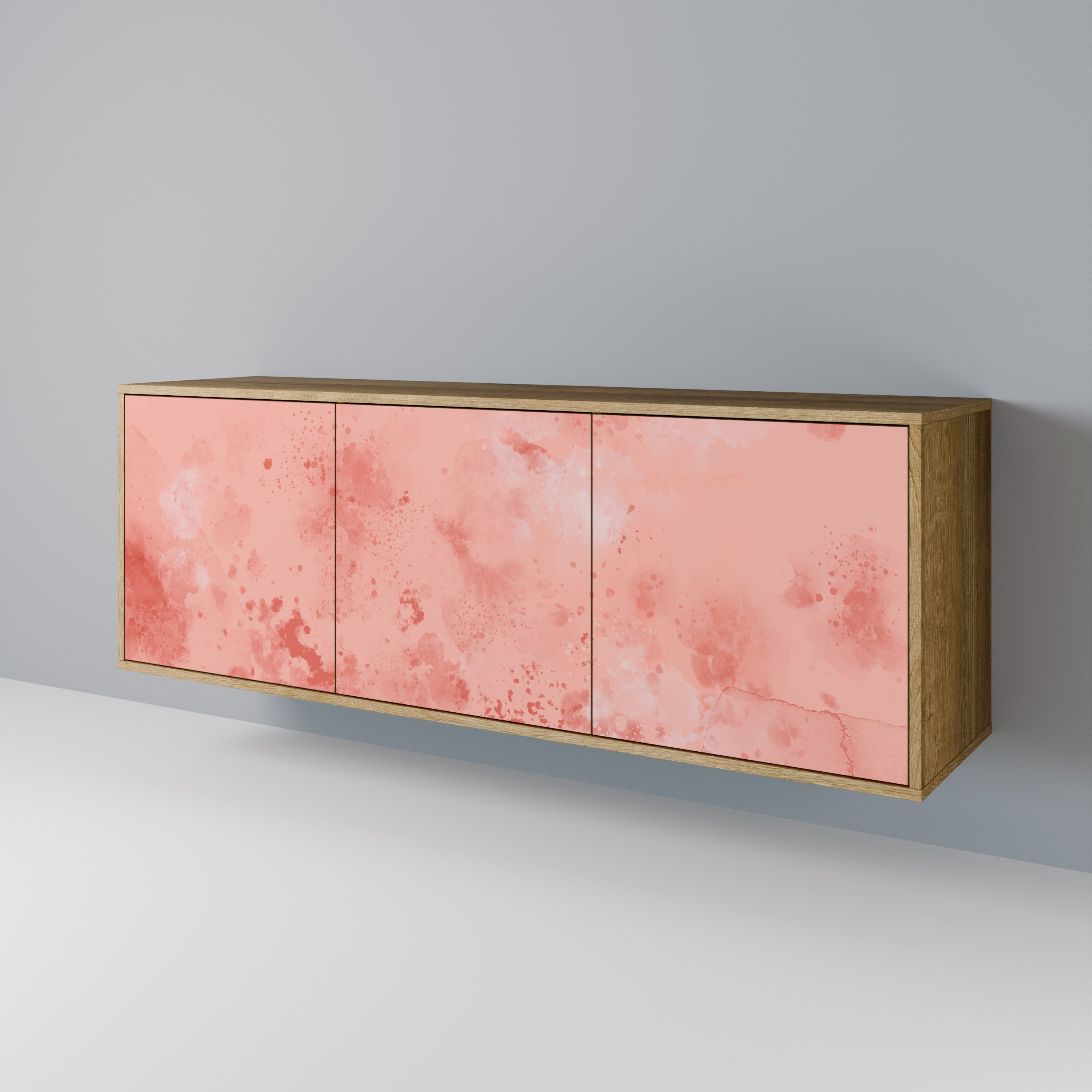 Buffet 3 portes effet chêne CRANE DANCE