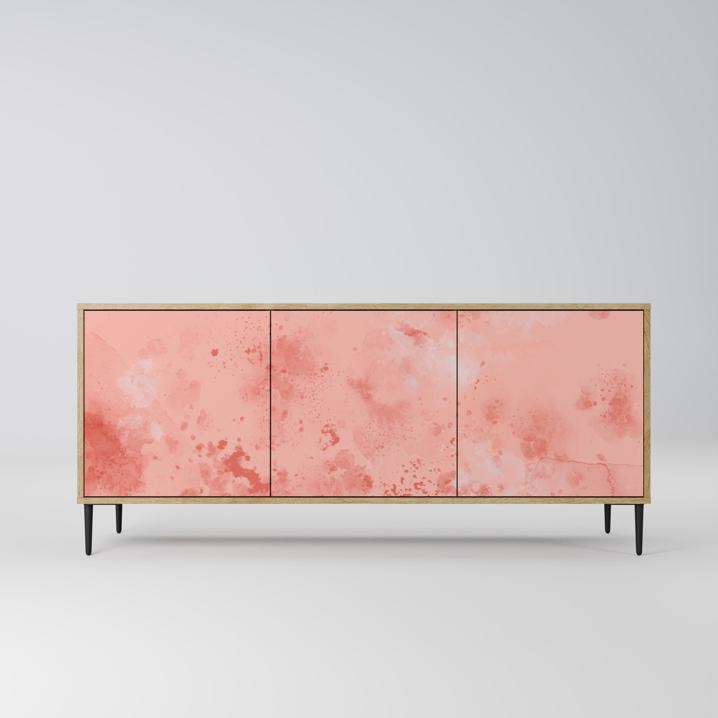 Buffet 3 portes effet chêne CRANE DANCE