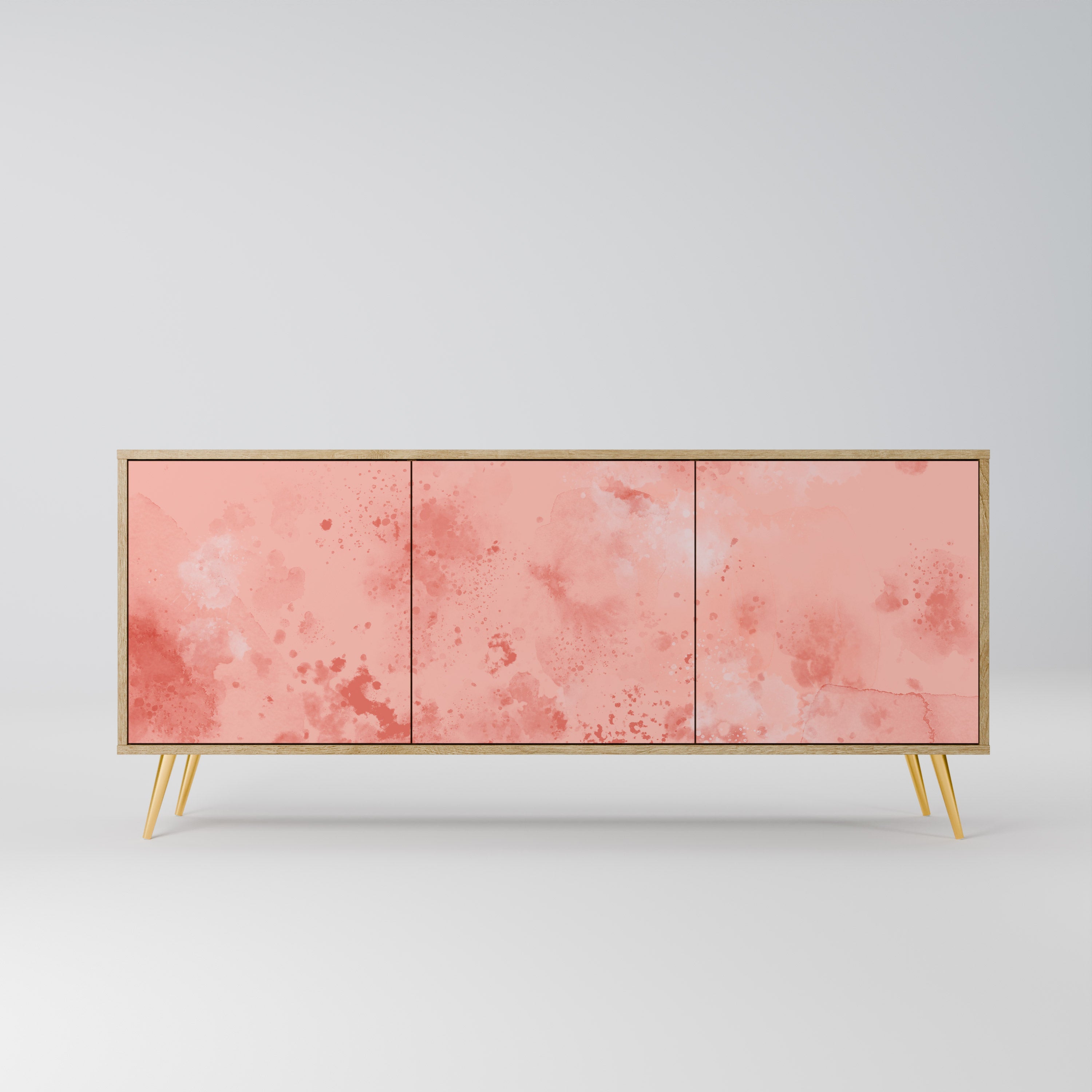 Buffet 3 portes effet chêne CRANE DANCE