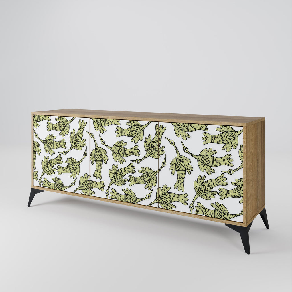 Buffet 3 portes SEEDLING SONGBIRD effet chêne
