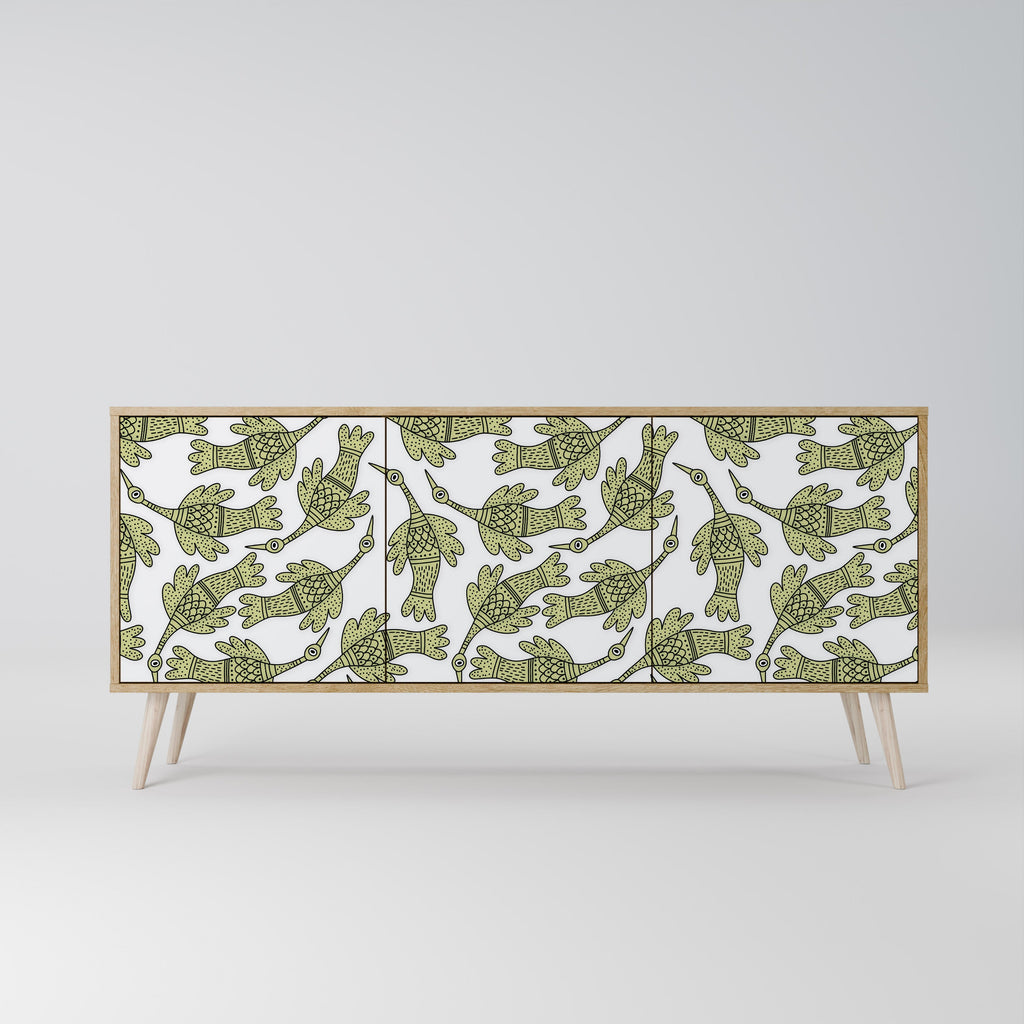 Buffet 3 portes SEEDLING SONGBIRD effet chêne