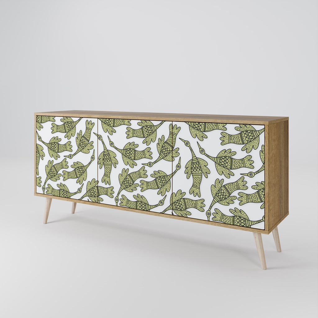 Buffet 3 portes SEEDLING SONGBIRD effet chêne