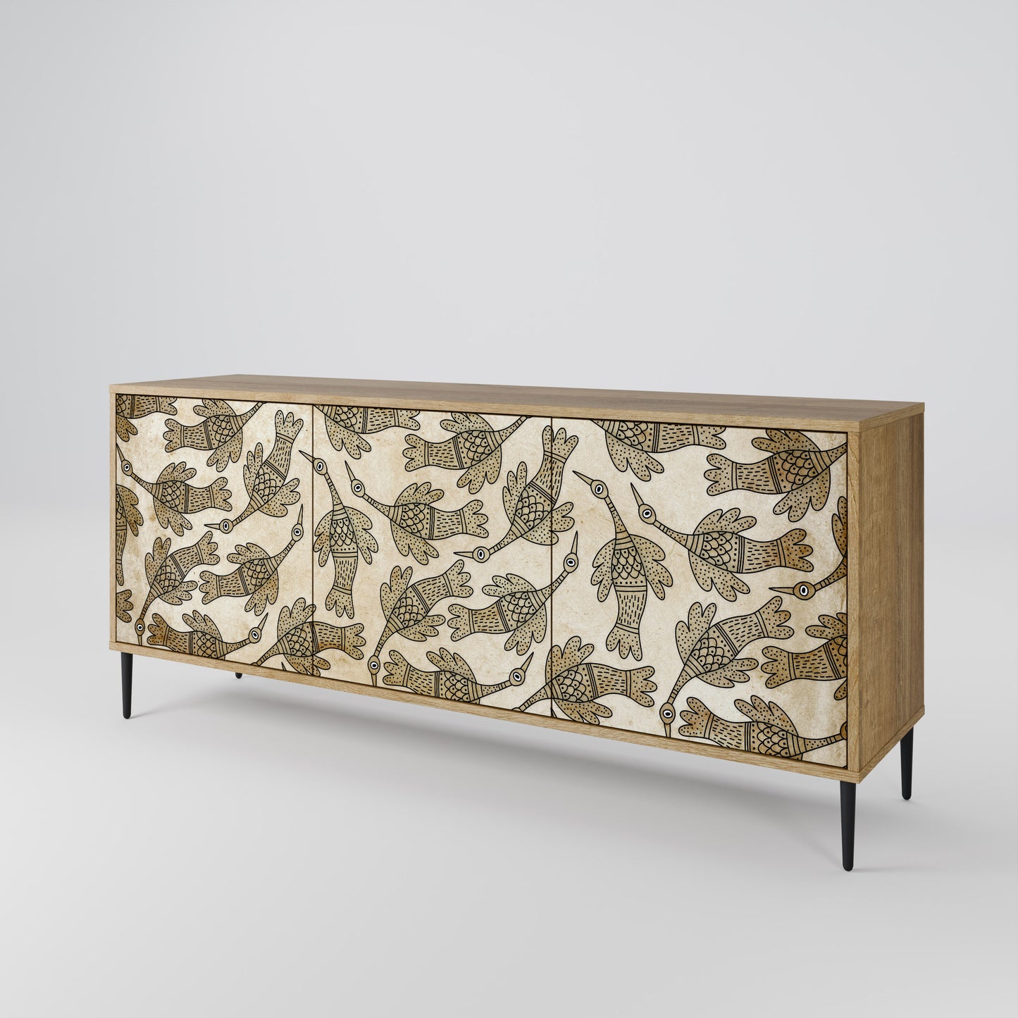 ALMONDINE SONGBIRD 3-Door Sideboard