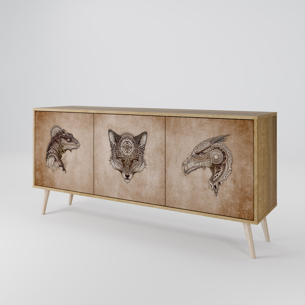 STEAMPUNK CLAN 3-Door Sideboard