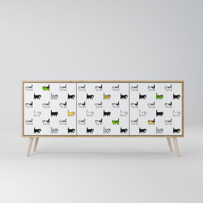 CATS COMPILATION 3-Door Sideboard