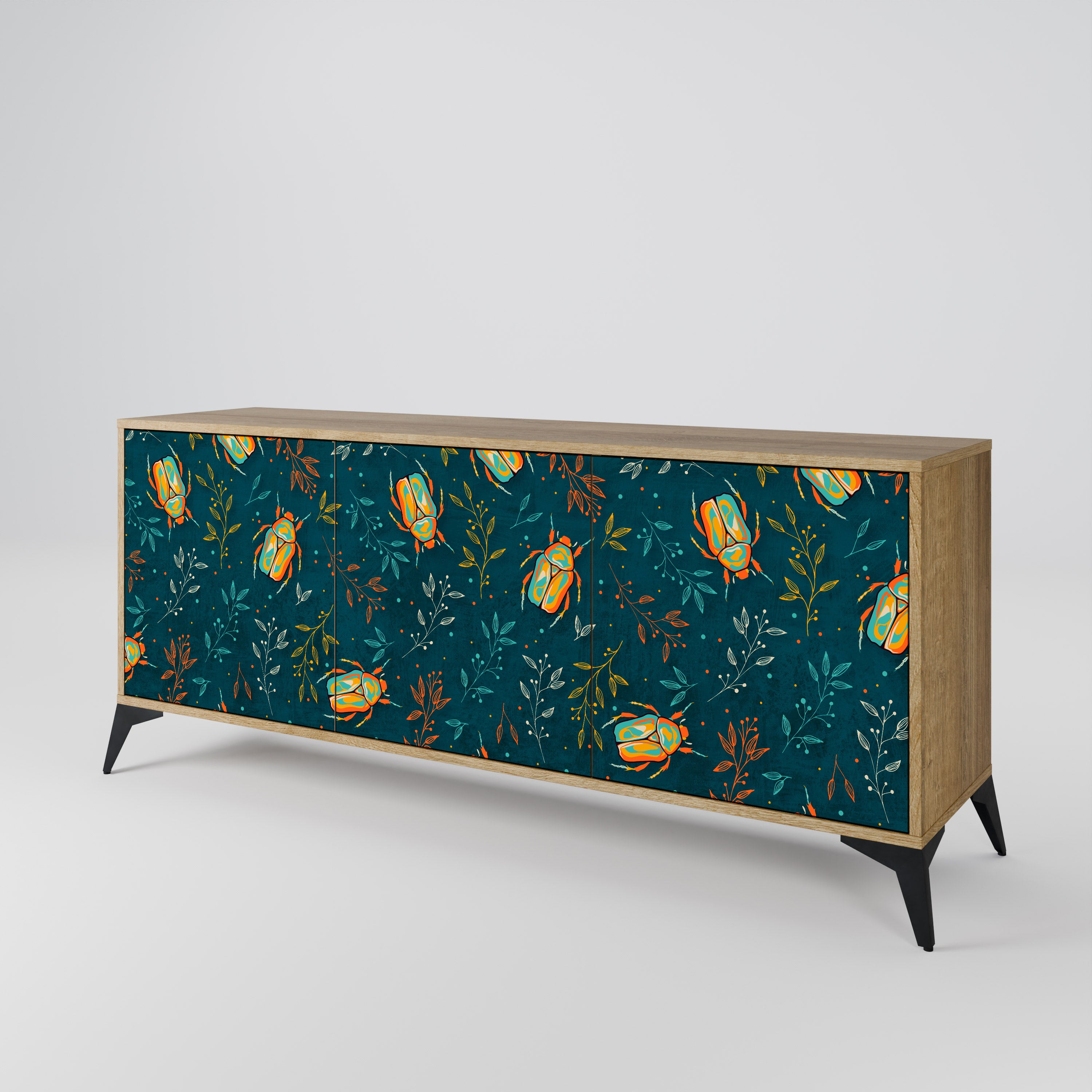 AUTUMN INSECTS 3-Door Sideboard